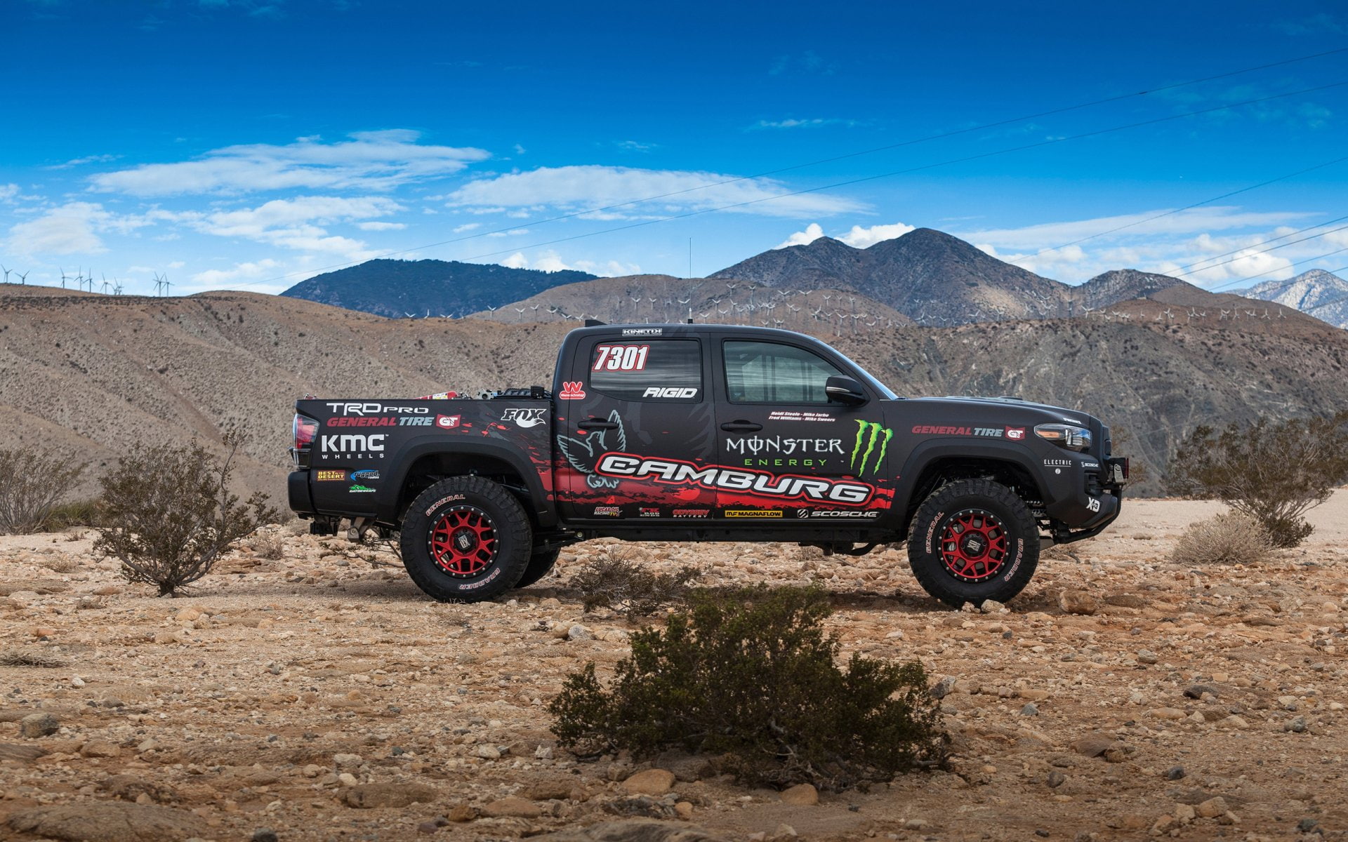 Toyota Tacoma, Pickup, Car, Vehicle, 1080P, Toyota, Toyota Tacoma TRD Pro Race Truck, Race Truck, HD Wallpaper