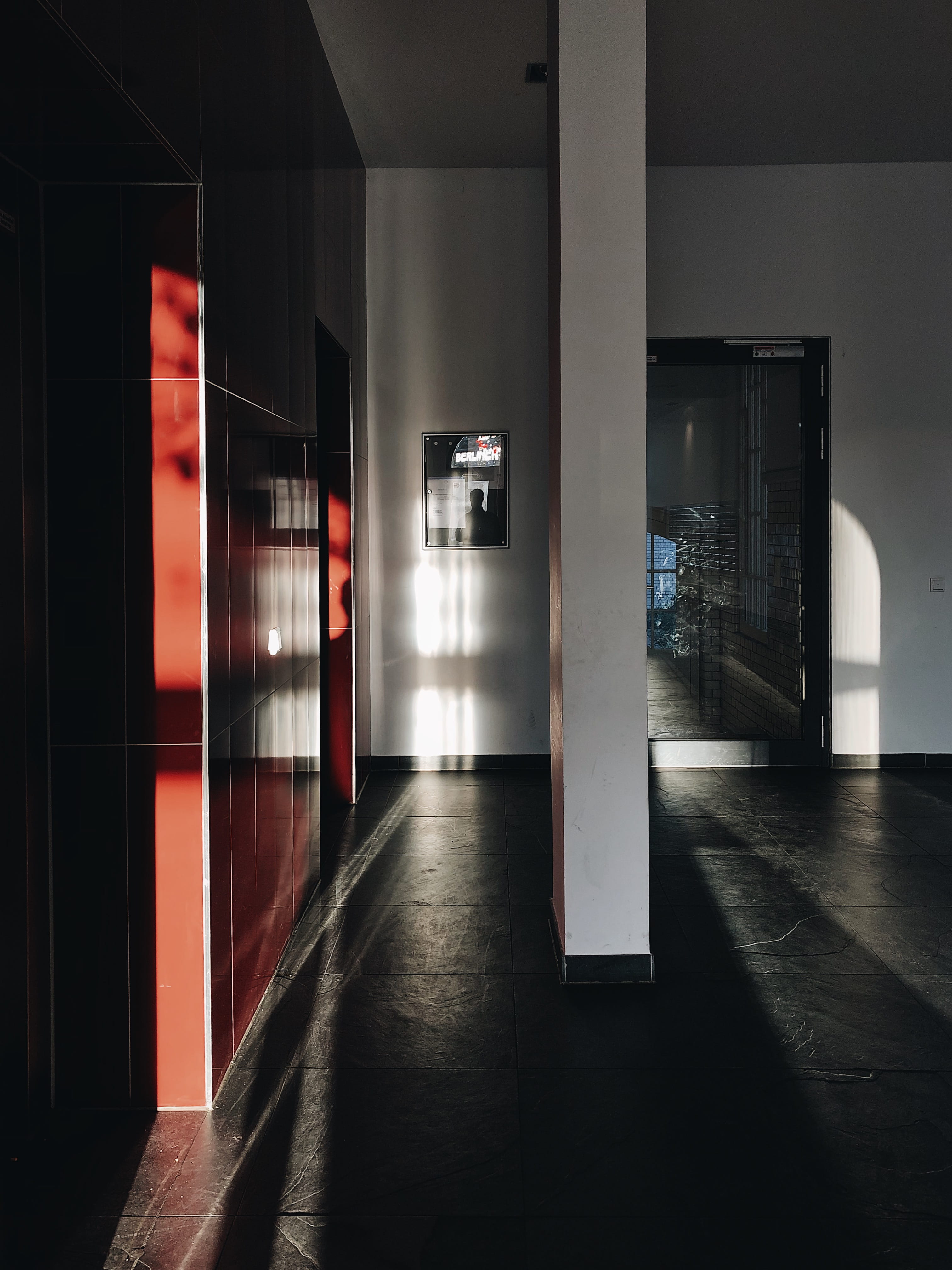 tiled floor, reflection, arcade game machine, floor, lighting equipment, clothing, ipod, glass - material, no people, sliding door, hardwood, germany, apparel, Phone HD Wallpaper
