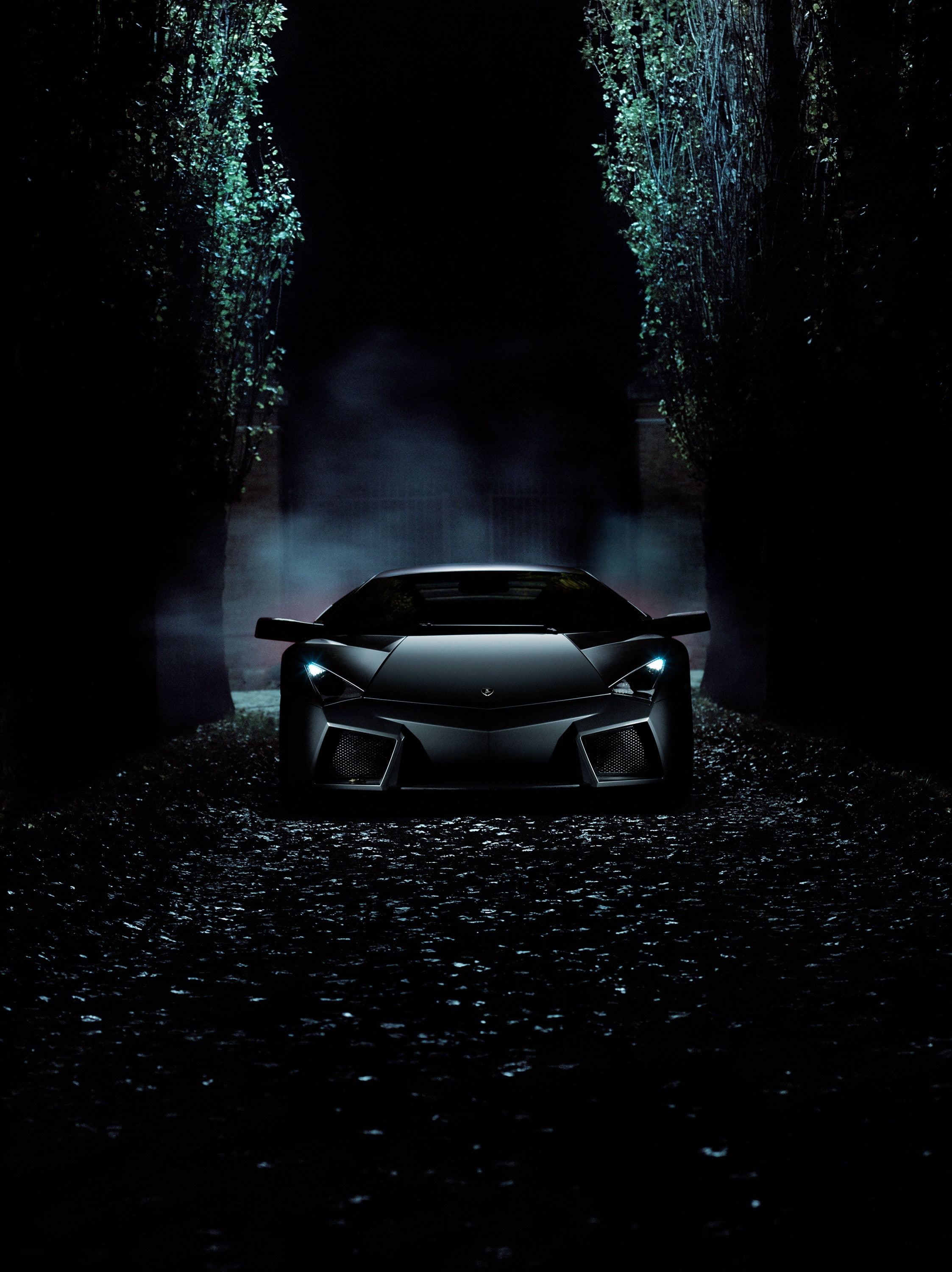 HD, Black, Lamborghini Reventon, 2K, Phone HD Wallpaper
