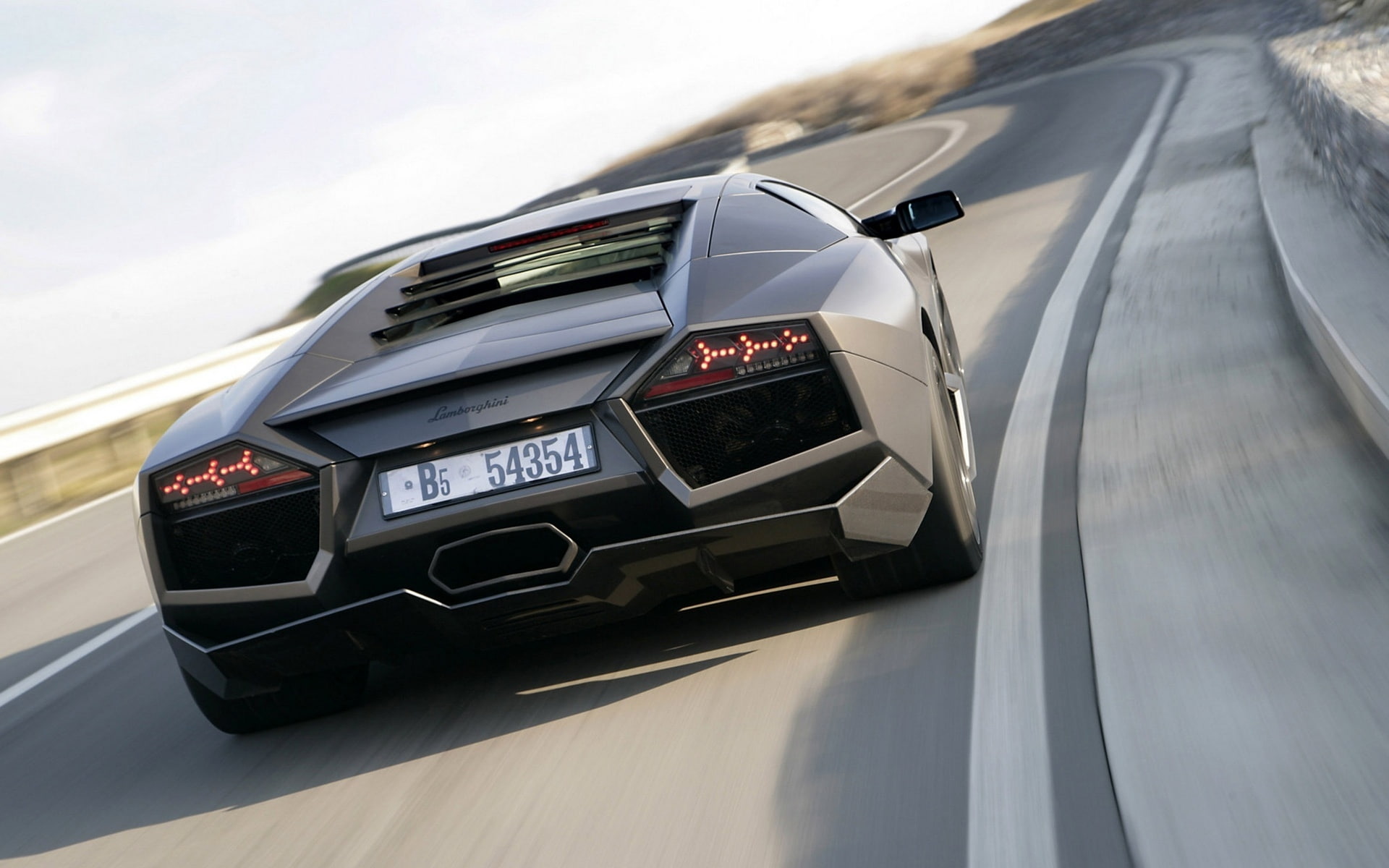 back, 1080P, Lamborghini Reventon, lamborghini, reventon, HD Wallpaper