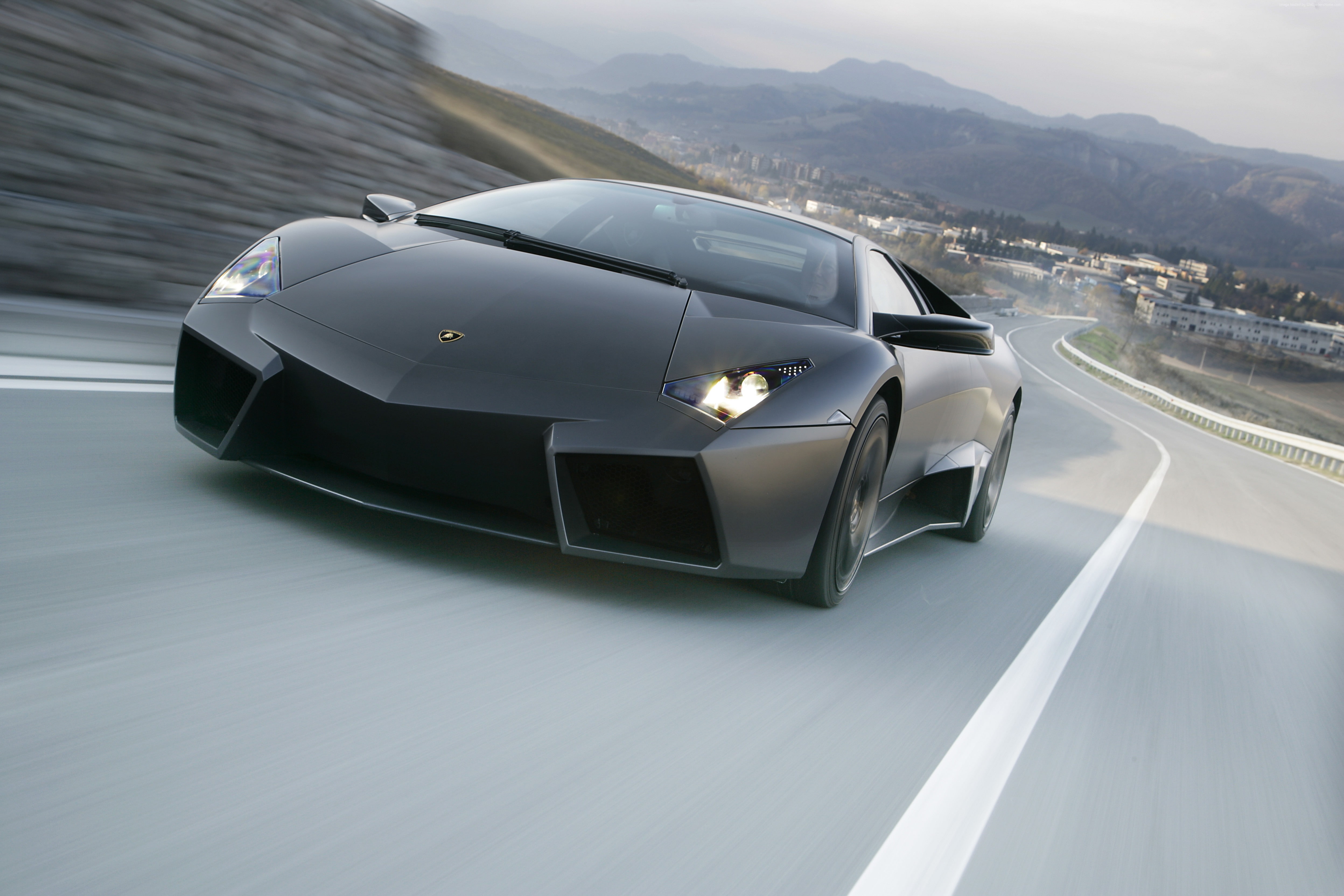 4K, supercar, Lamborghini Reventon, HD Wallpaper