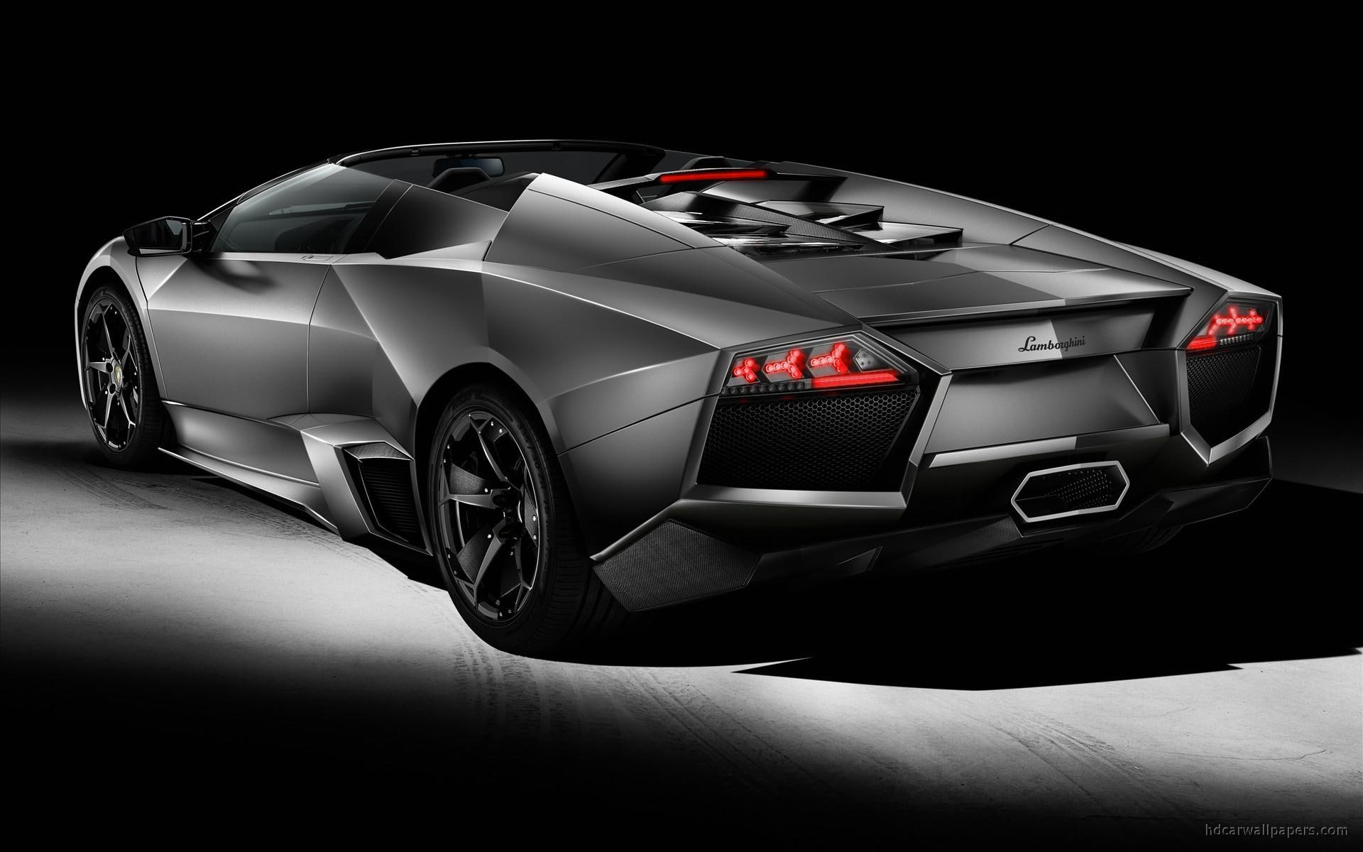 lamborghini, 1080P, gray, murcielago, roadster, reventon, cars, HD Wallpaper