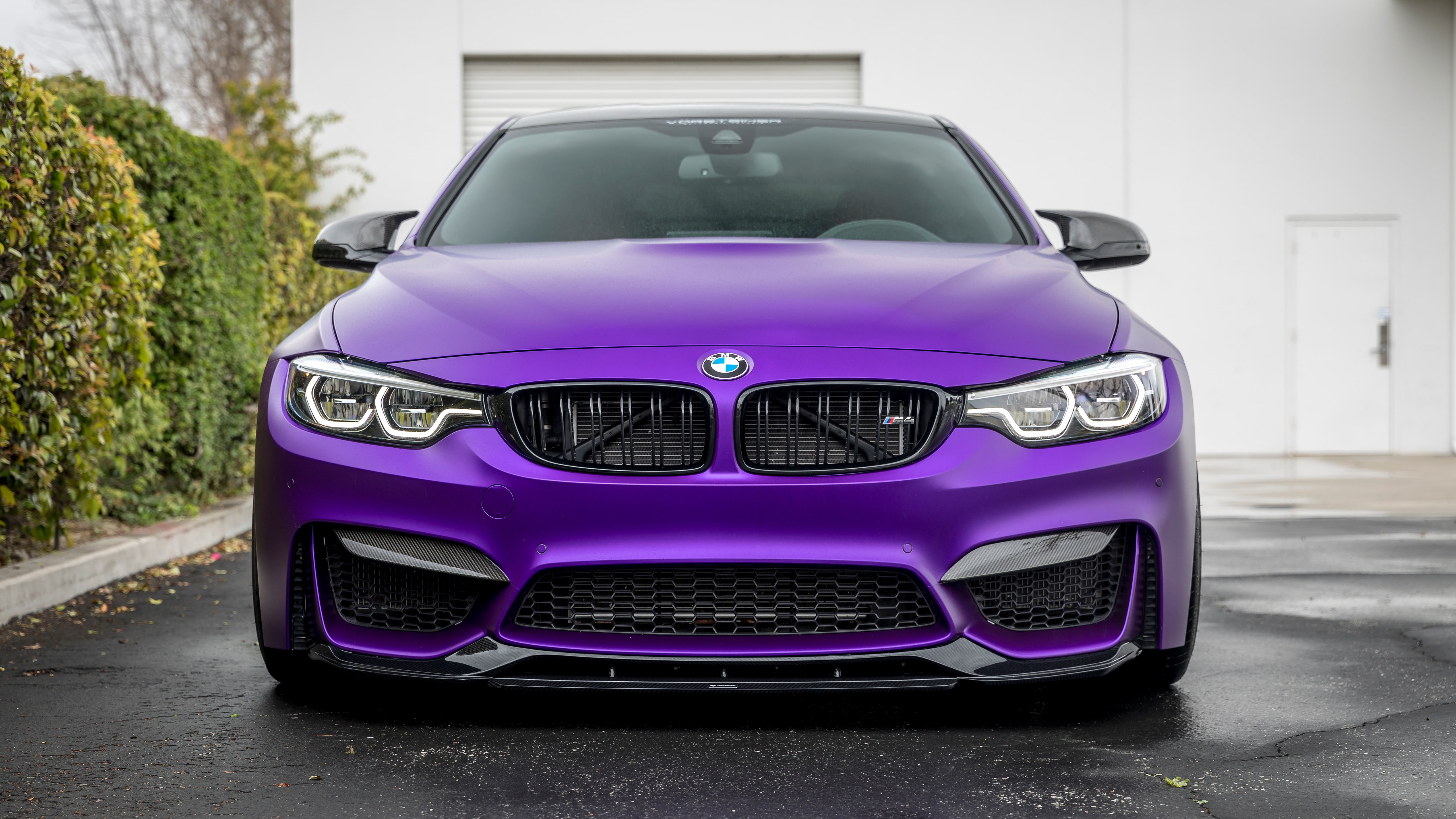 GTS, F82, 5K, 2018, Vorsteiner, front view, BMW M4, HD Wallpaper
