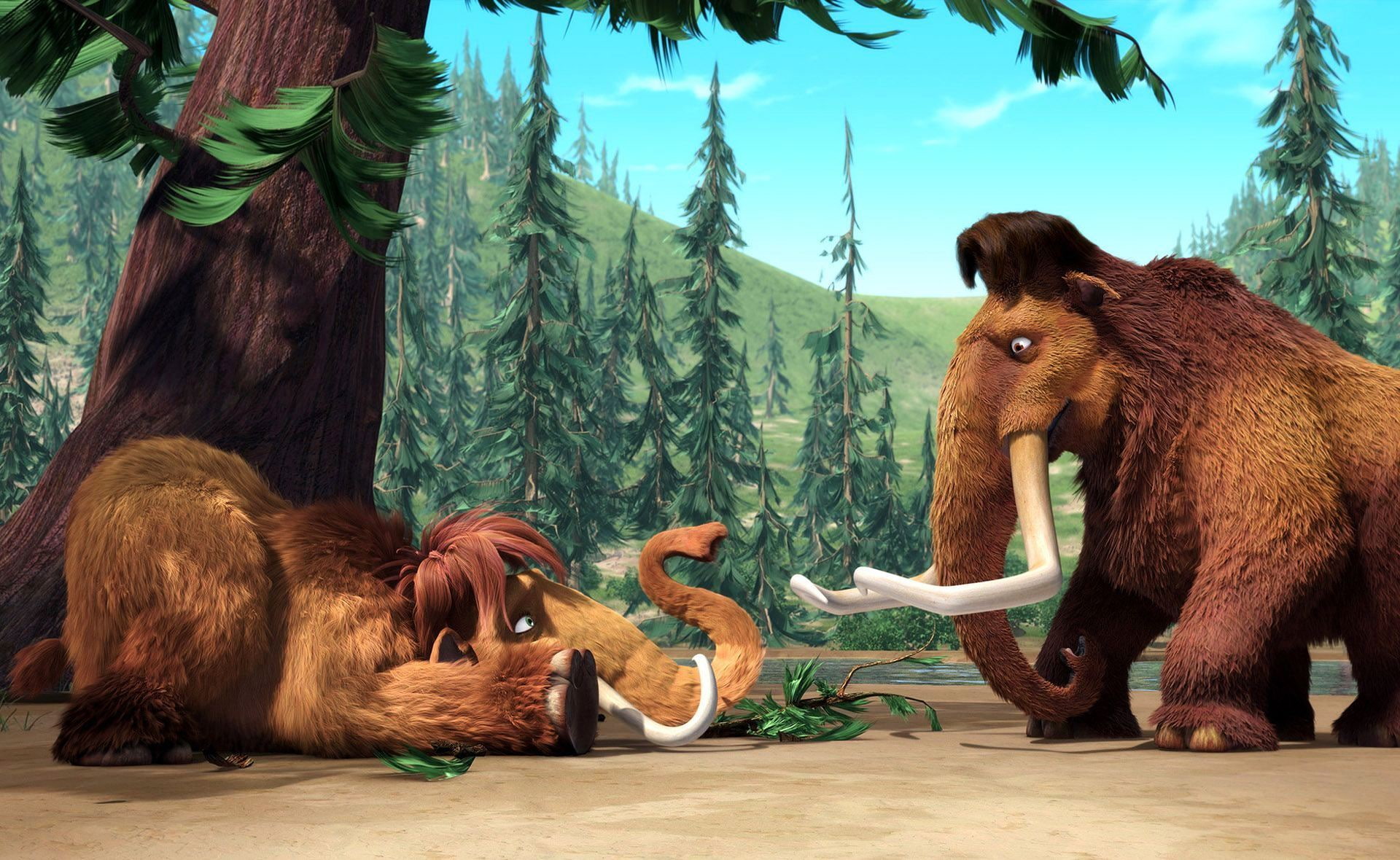 brown, pets, livestock, character, no people, 1080P, fur, domestic, group of animals, animal wildlife, ice age, animal family, vertebrate, animal themes, HD Wallpaper