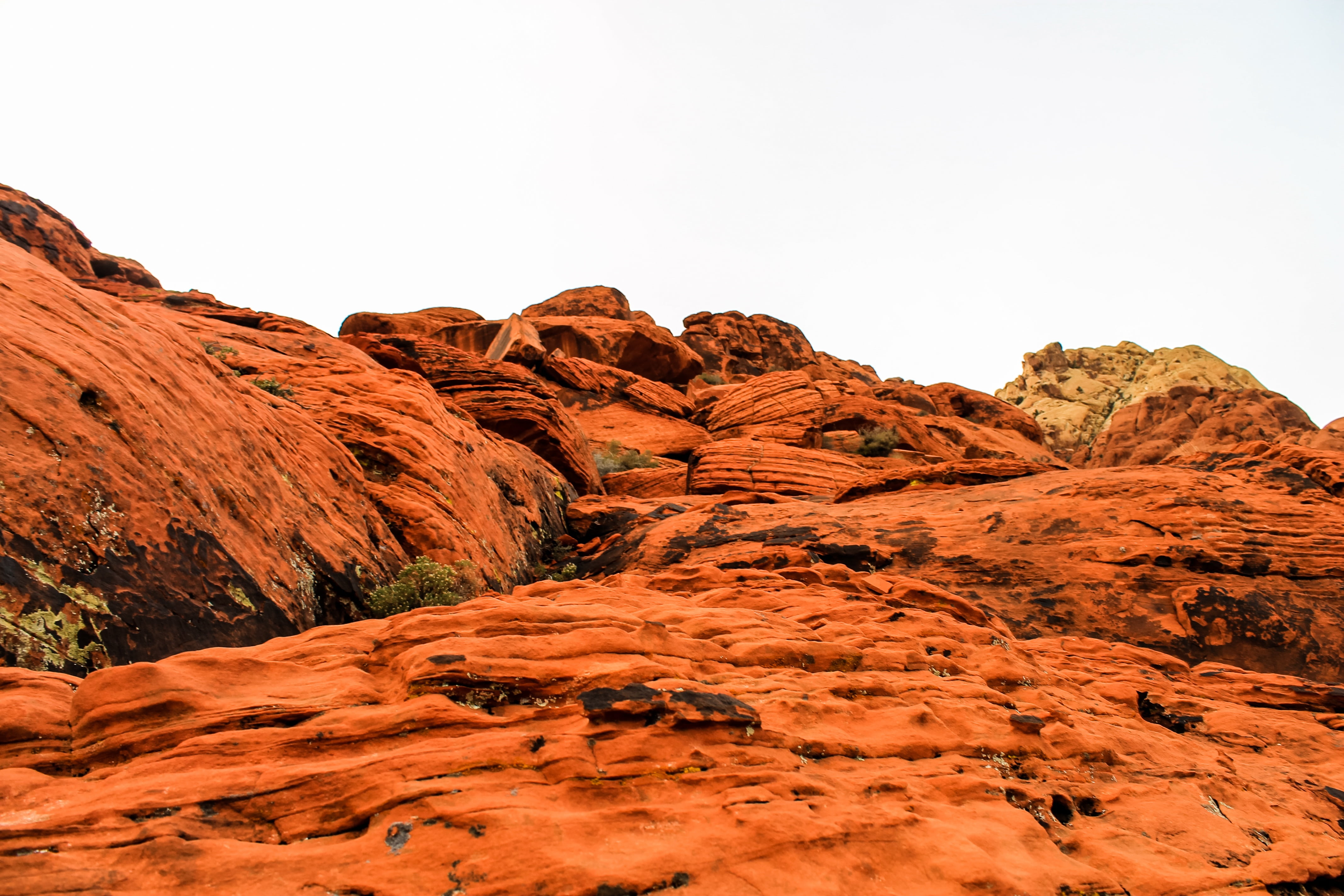 rock formation, scenics, travel destinations, arid climate, sky, wall, geology, climate, stone, land, mountain, desert, layer, no people, america, photography, HD Wallpaper