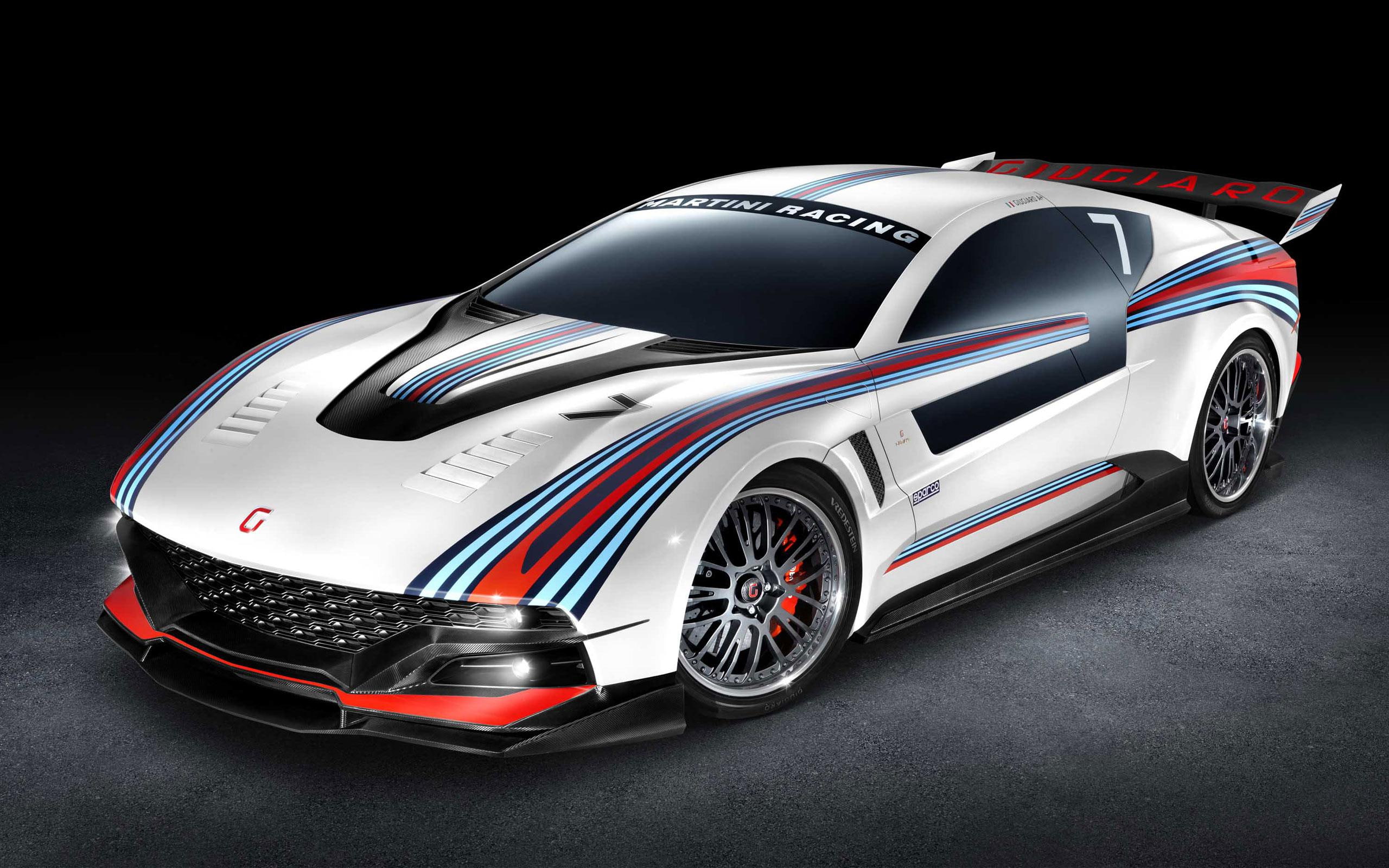 spoiler, cars, white, 2K, sports, other cars, brivido, coupe, italdesign, martini, racing, HD Wallpaper