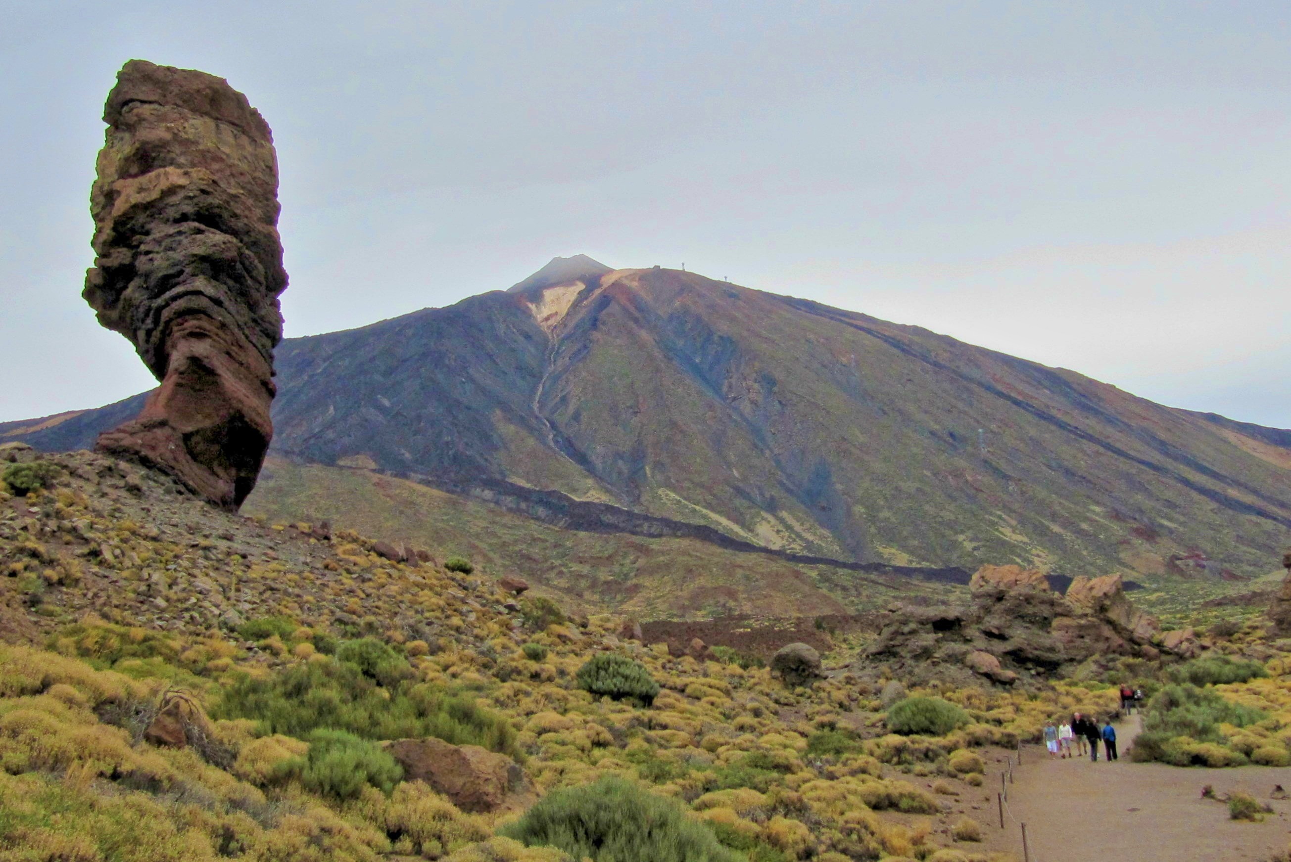 geology, idyllic, climate, day, environment, group of people, beauty in nature, sky, tenerife, land, tranquil scene, scenics - nature, mountain range, outdoors, HD Wallpaper