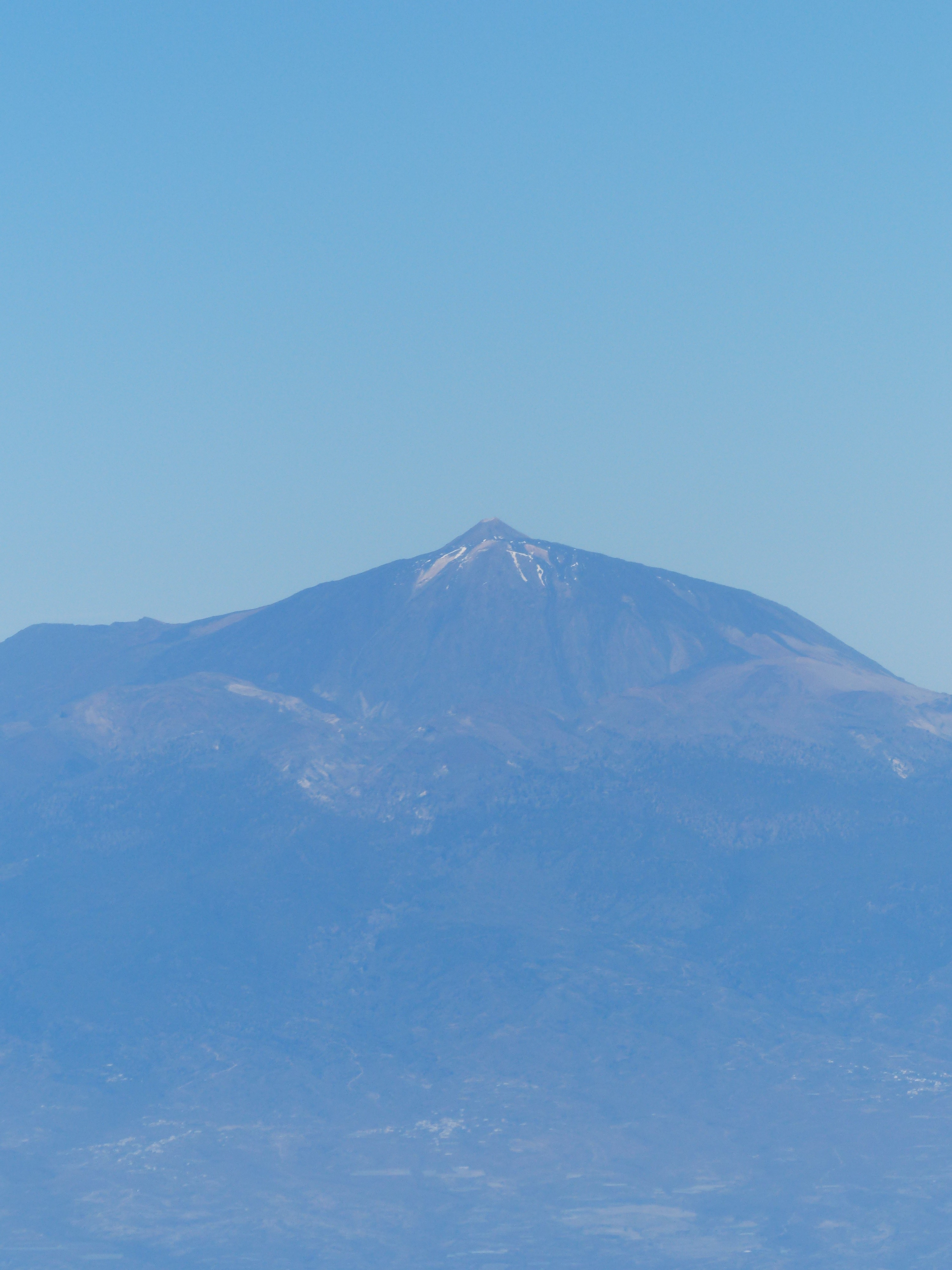 copy space, scenics - nature, aerial view, sky, pico del teide, land, 4K, island, landscape, clear sky, outdoors, el teide, mountain peak, nature, physical geography, Phone HD Wallpaper