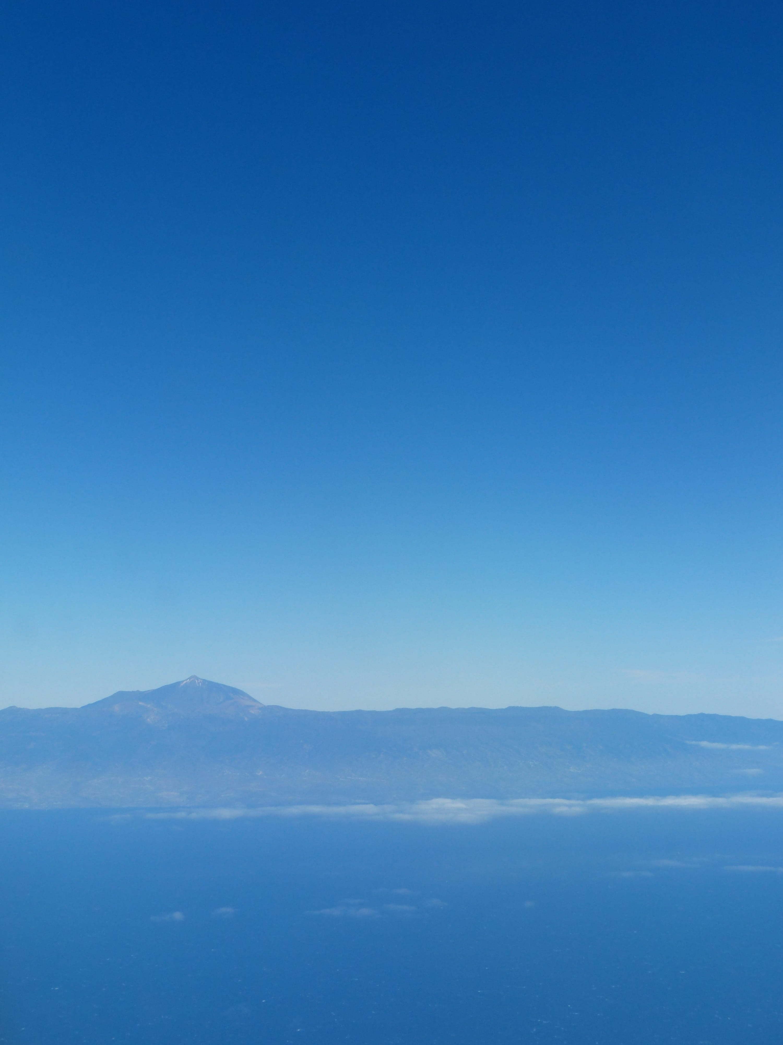 4K, volcano, Island, pico del teide, tranquil scene, tenerife, beauty in nature, blue, scenics - nature, Mountain, teide, Aerial View, idyllic, canary islands, Phone HD Wallpaper