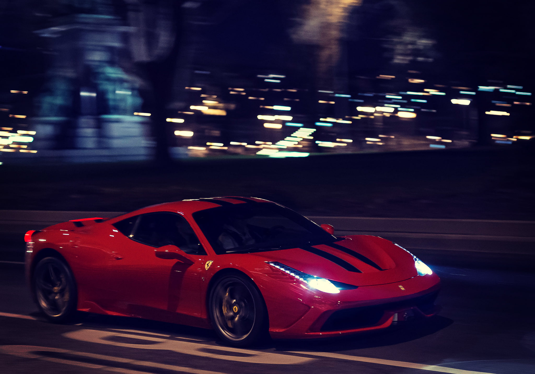 Red, 458, italia, Speciale, 1080P, Italy, Ferrari, HD Wallpaper