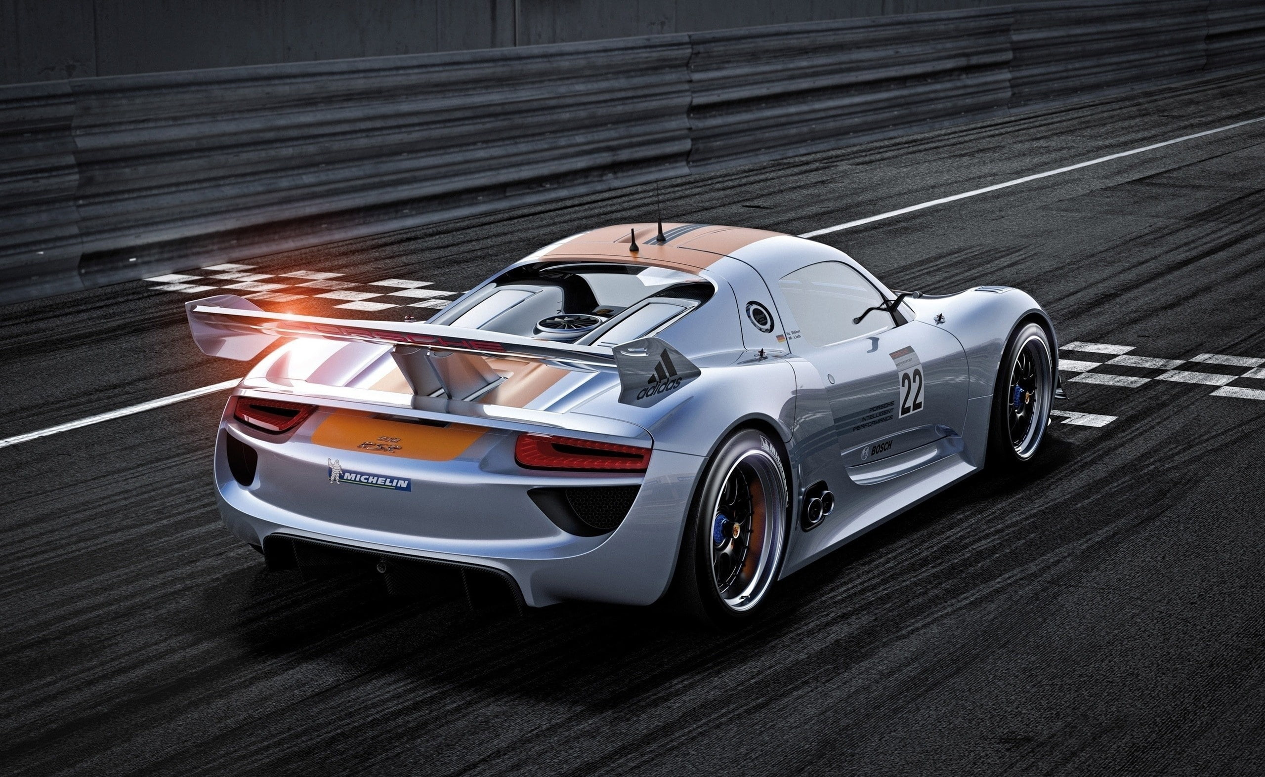 chrome, blurred motion, orange, silver, road, gt, driving, street, 2K, luxury, sport, Cars, wheel, land vehicle, motion, motor vehicle, carerra, mode of transportation, HD Wallpaper