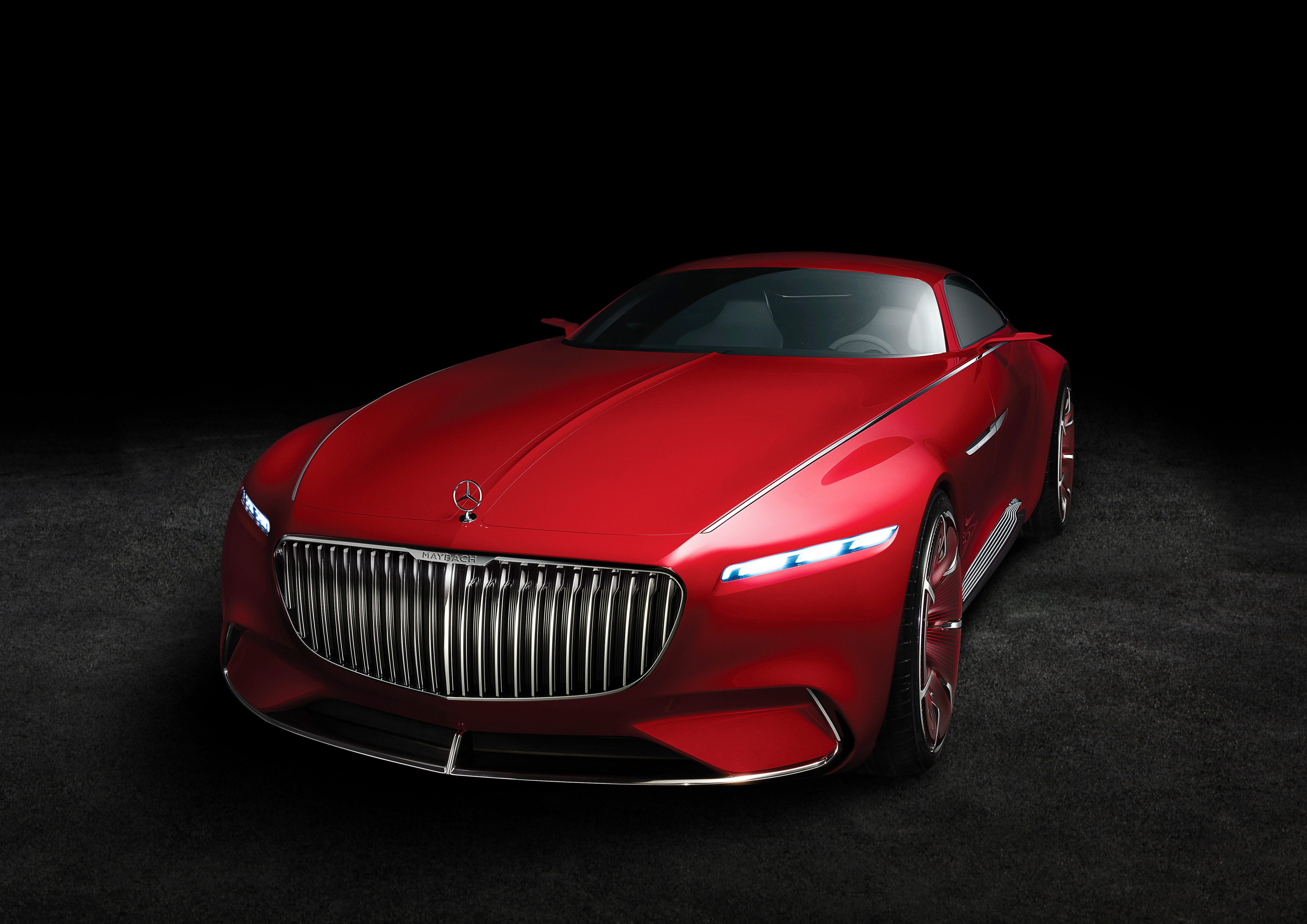 Coupe, Mercedes Benz, Concept Cars, 4K, 4K, Vision Mercedes-Maybach 6, HD Wallpaper