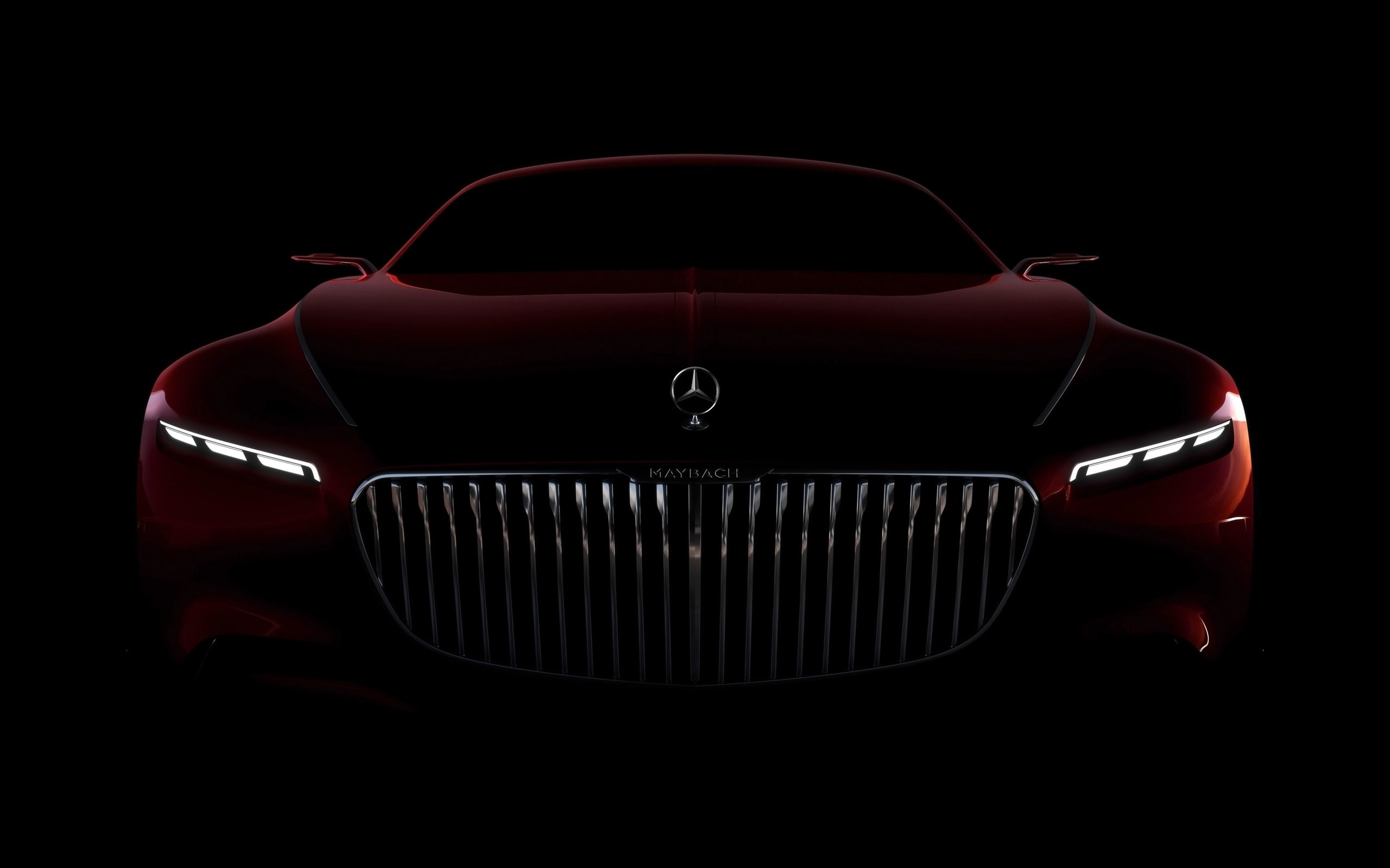 transportation, motor vehicle, luxury, vision, front view, metal, single object, 2K, concept, close-up, land vehicle, studio shot, mercedes, mode of transportation, HD Wallpaper