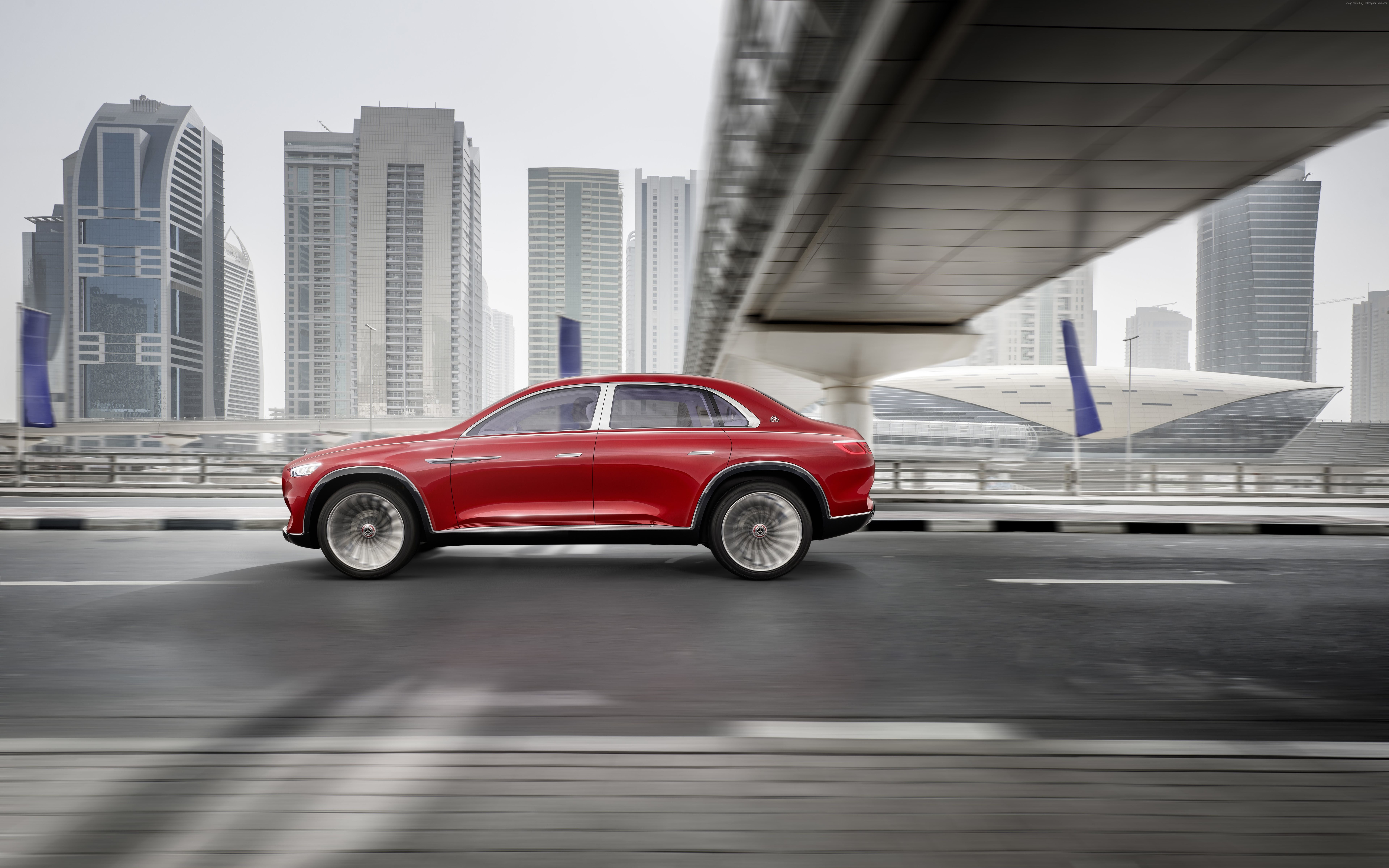 Vision Mercedes-Maybach Ultimate Luxury, electric cars, 8k, 8K, HD Wallpaper