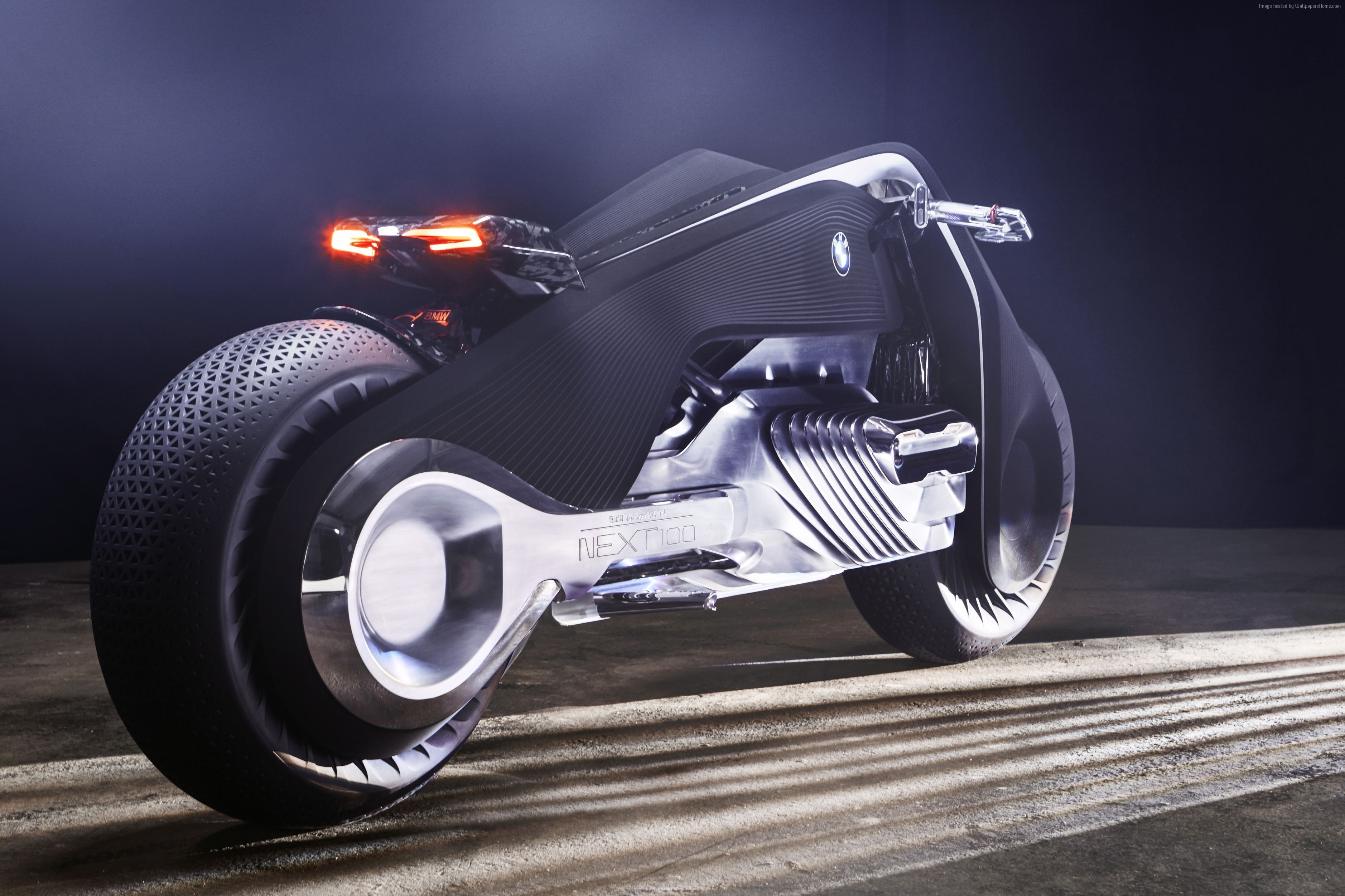 CES 2017, BMW Motorrad VISION NEXT 100, concept, 2K, HD Wallpaper