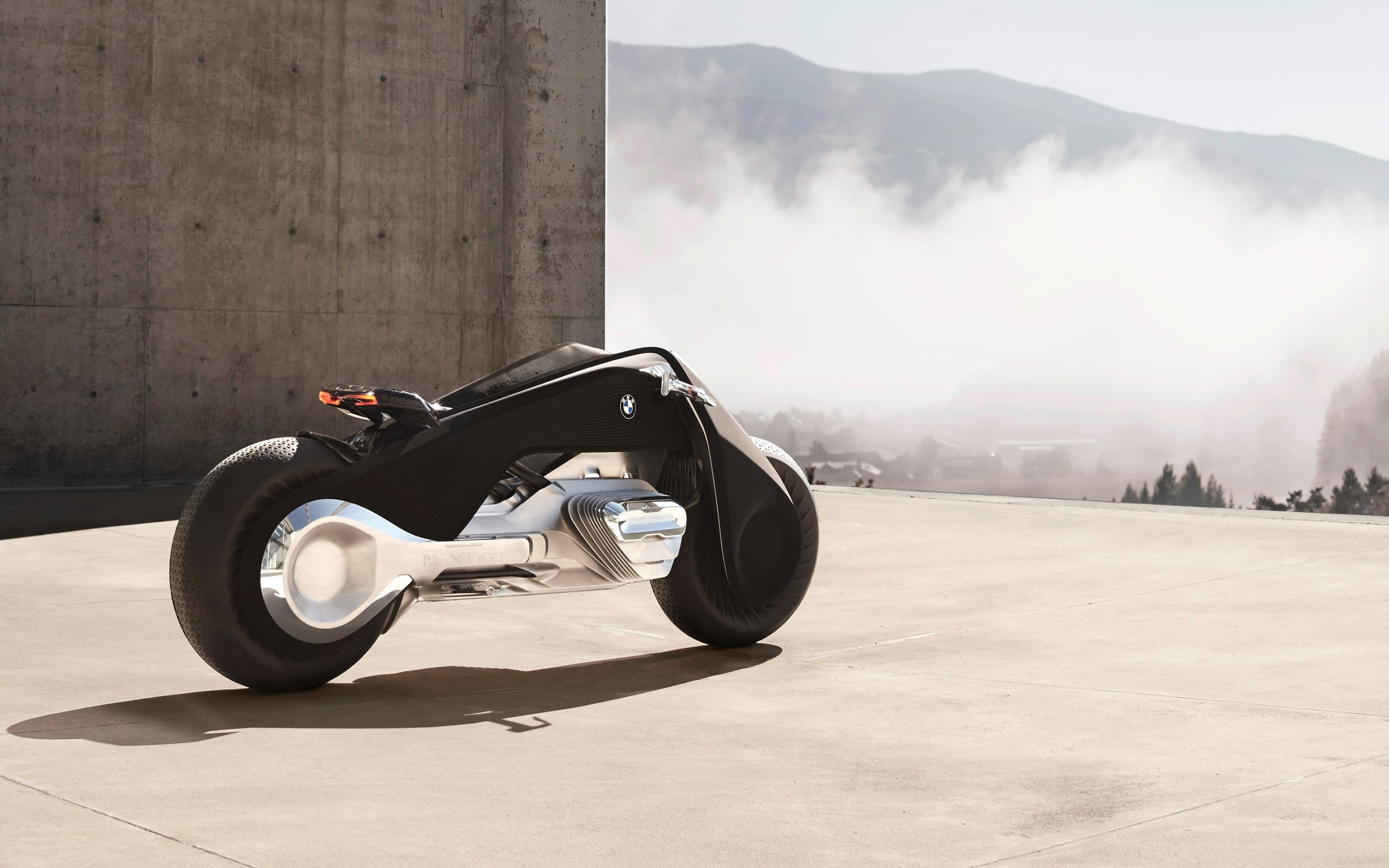 mode of transportation, one person, nature, mountain, day, transportation, focus on foreground, security, bmw motorrad vision next 100, built structure, HD Wallpaper