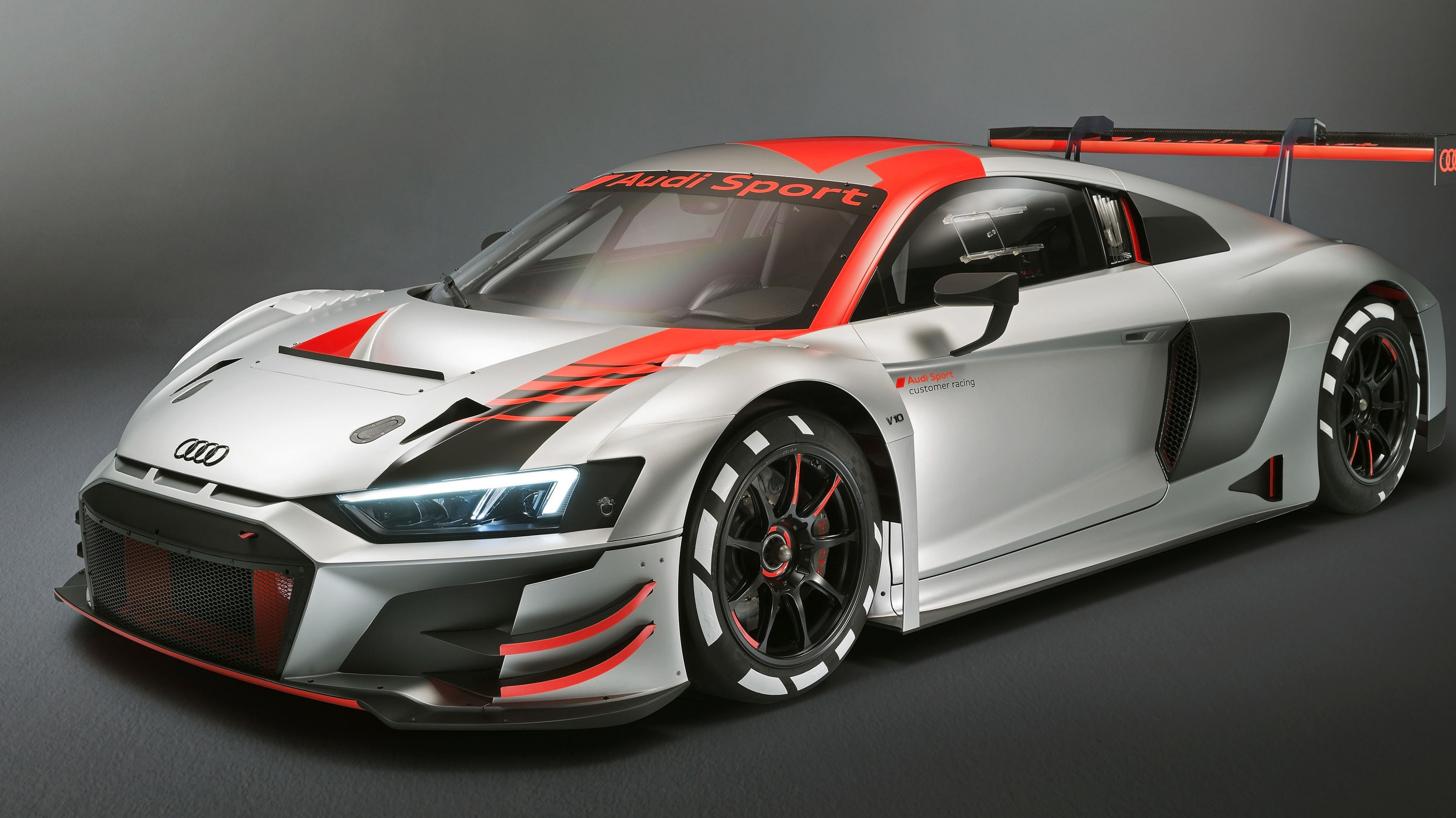 supercar, 4K, 4K, Audi R8 LMS GT3, 2019 Cars, HD Wallpaper