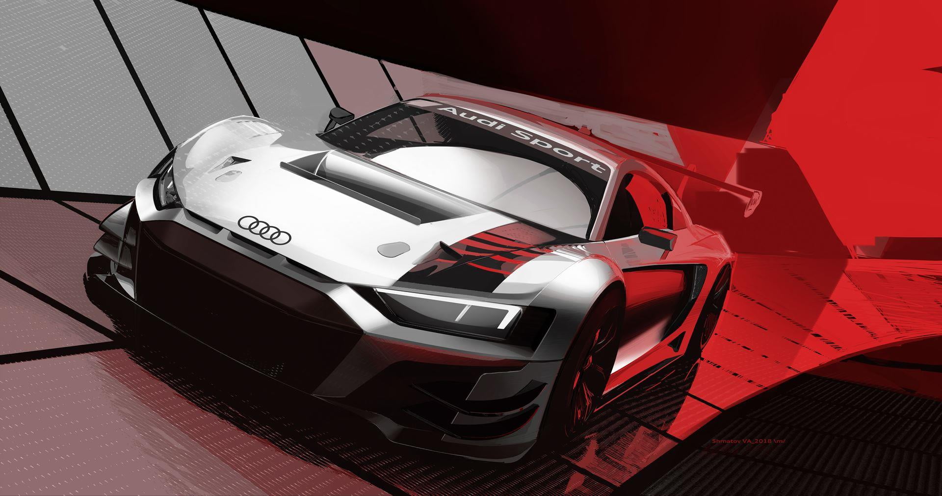 car, r, audi, gt, 1080P, lms, HD Wallpaper