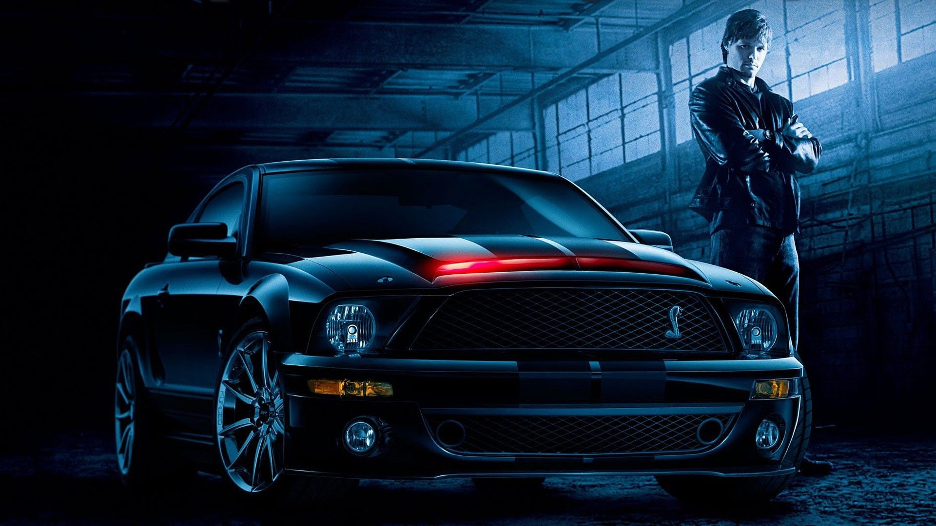 1080P, Knight Rider, car, K.I.T.T., Shelby Cobra, HD Wallpaper