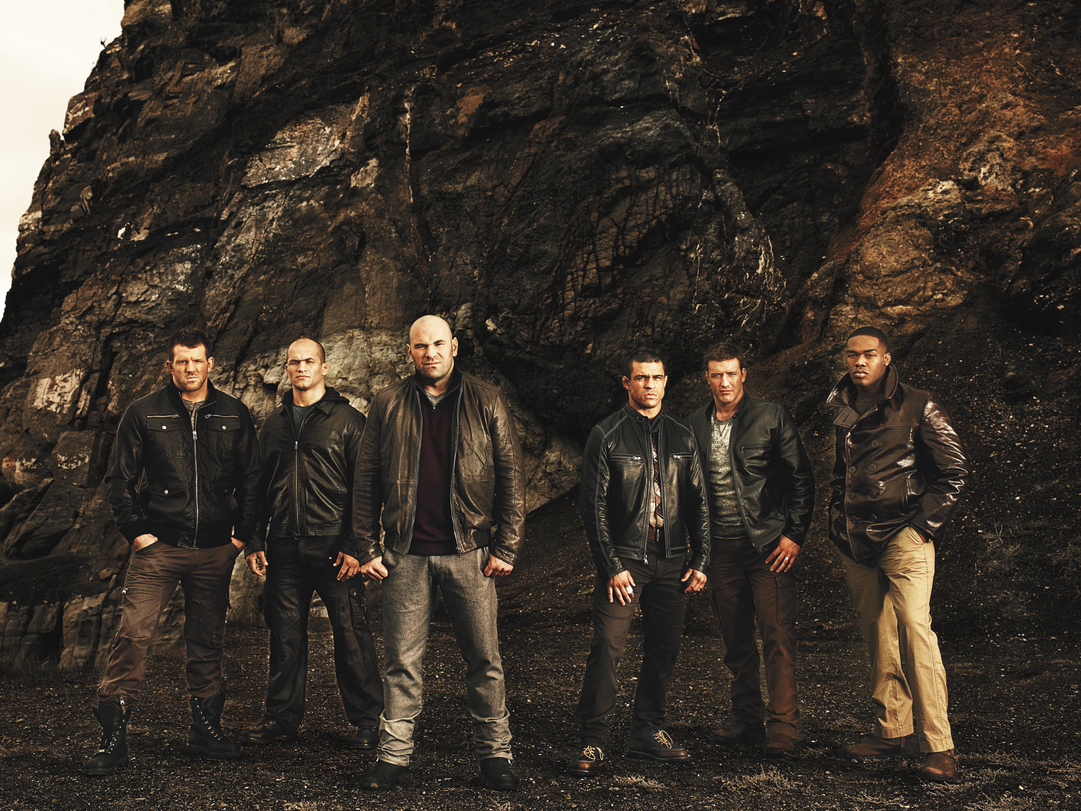 males, adults Only, four People, adult, leather jackets, group Of People, black, full length, mature Adult, ufc, teamwork, 1080P, females, vitor belfort, HD Wallpaper