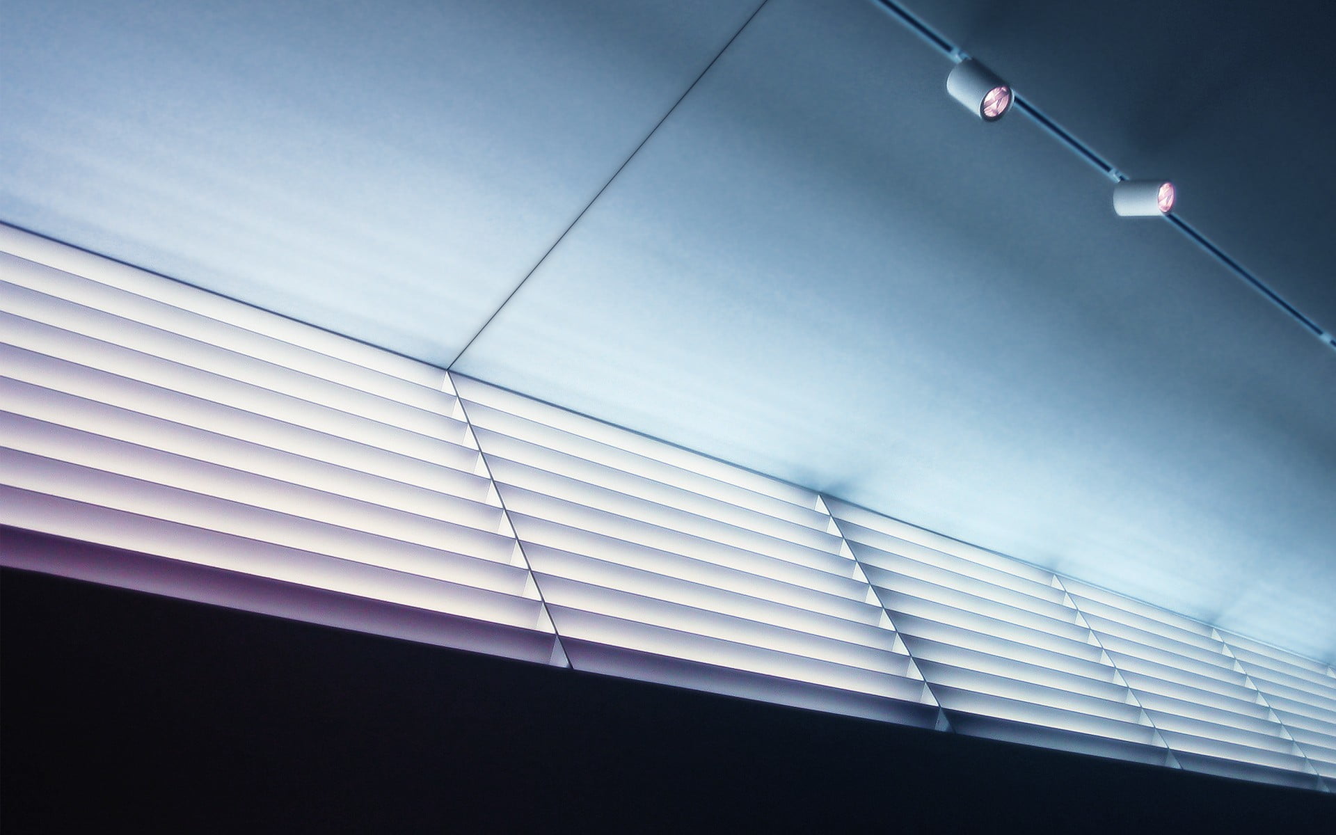 indoors, security, copy space, architecture, 1080P, surveillance, white, pattern, city, wall - building feature, illuminated, building, lighting equipment, HD Wallpaper