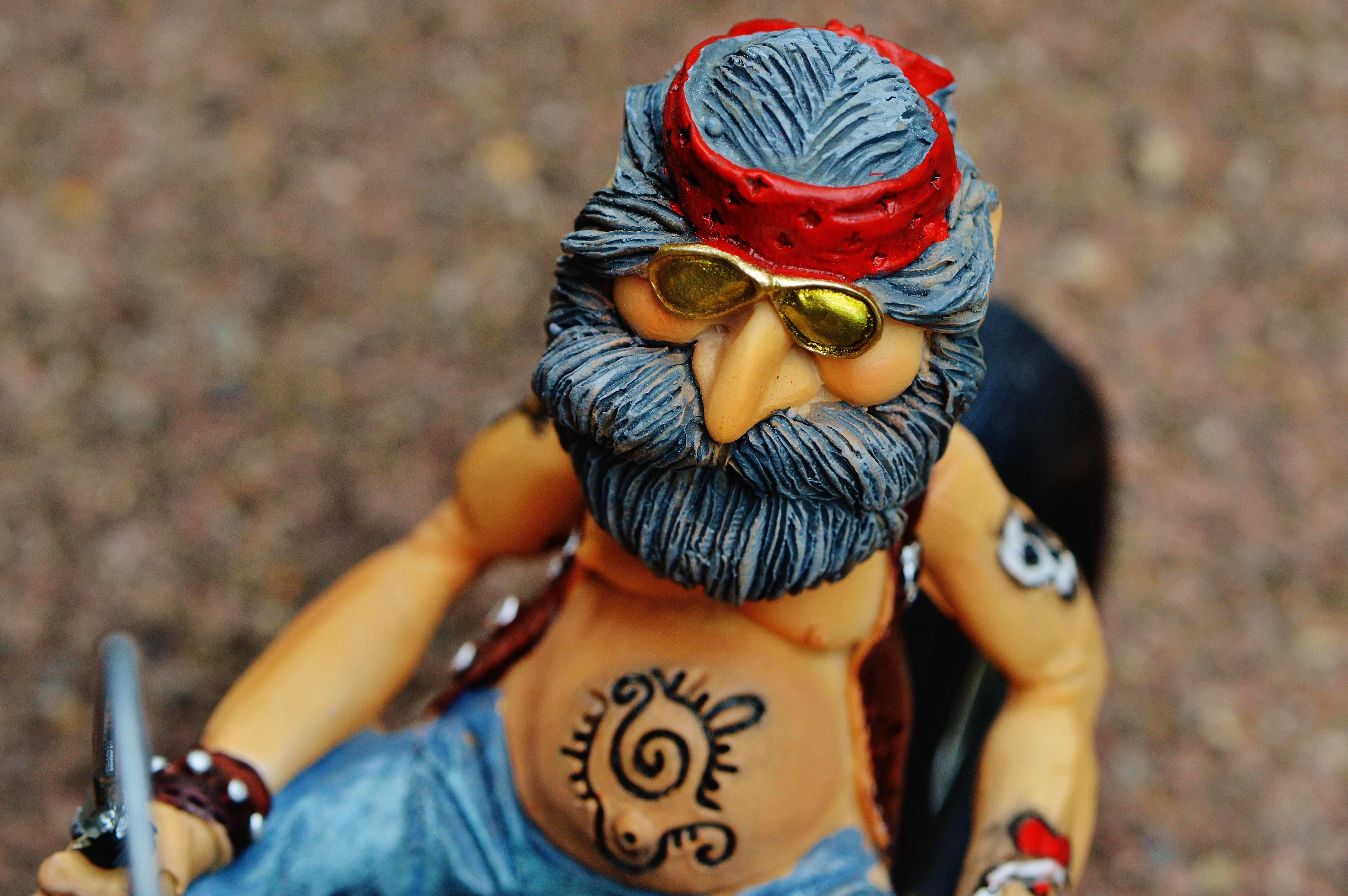 headband, real people, cool, sit, figure, lifestyles, america, joy of life, young adult, tattoo, fun, men, people, clothing, focus on foreground, motorcycle, HD Wallpaper