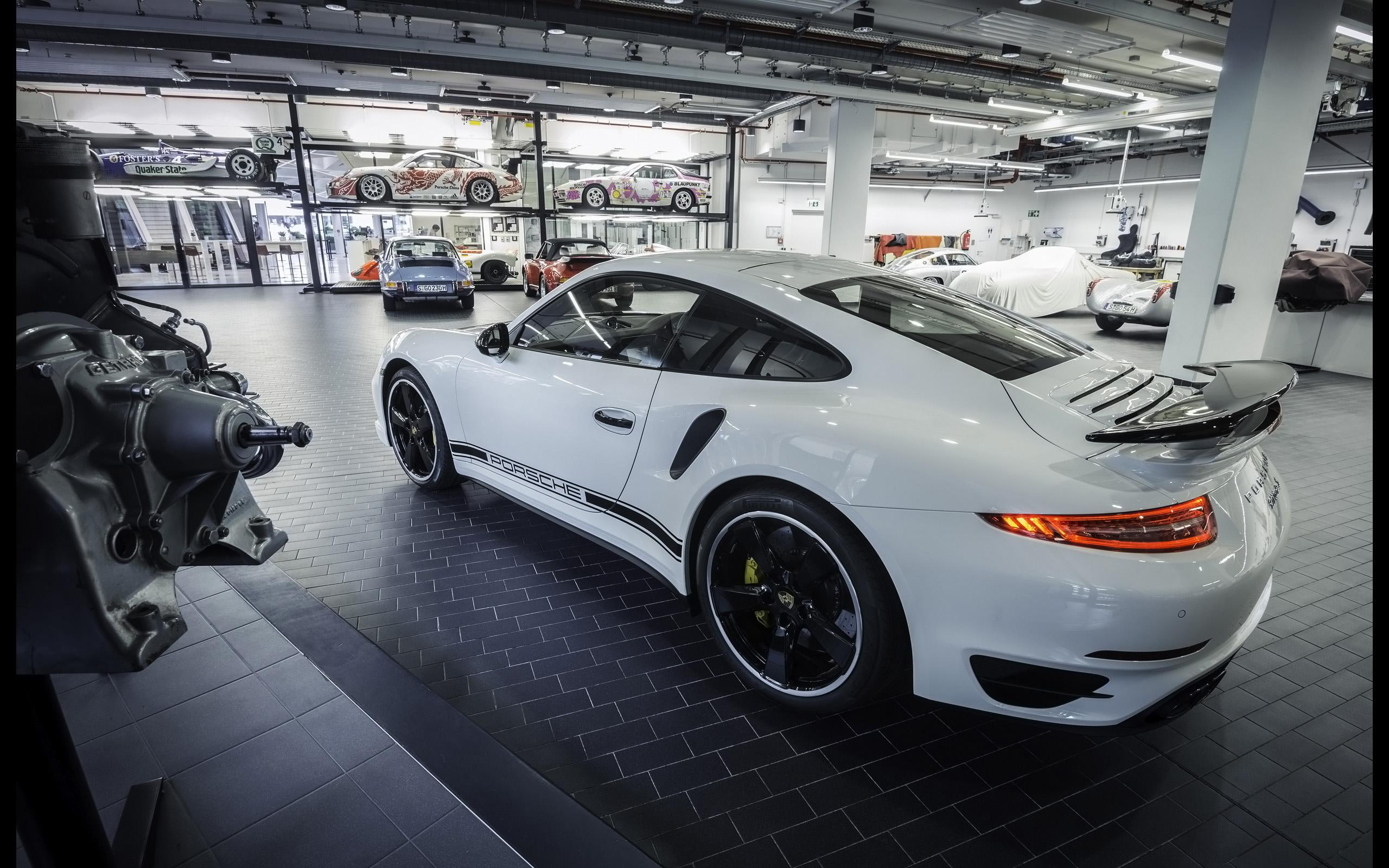 turbo, gb, coupe, 2014, cars, porsche, edition, s, exclusive, 2K, white, HD Wallpaper