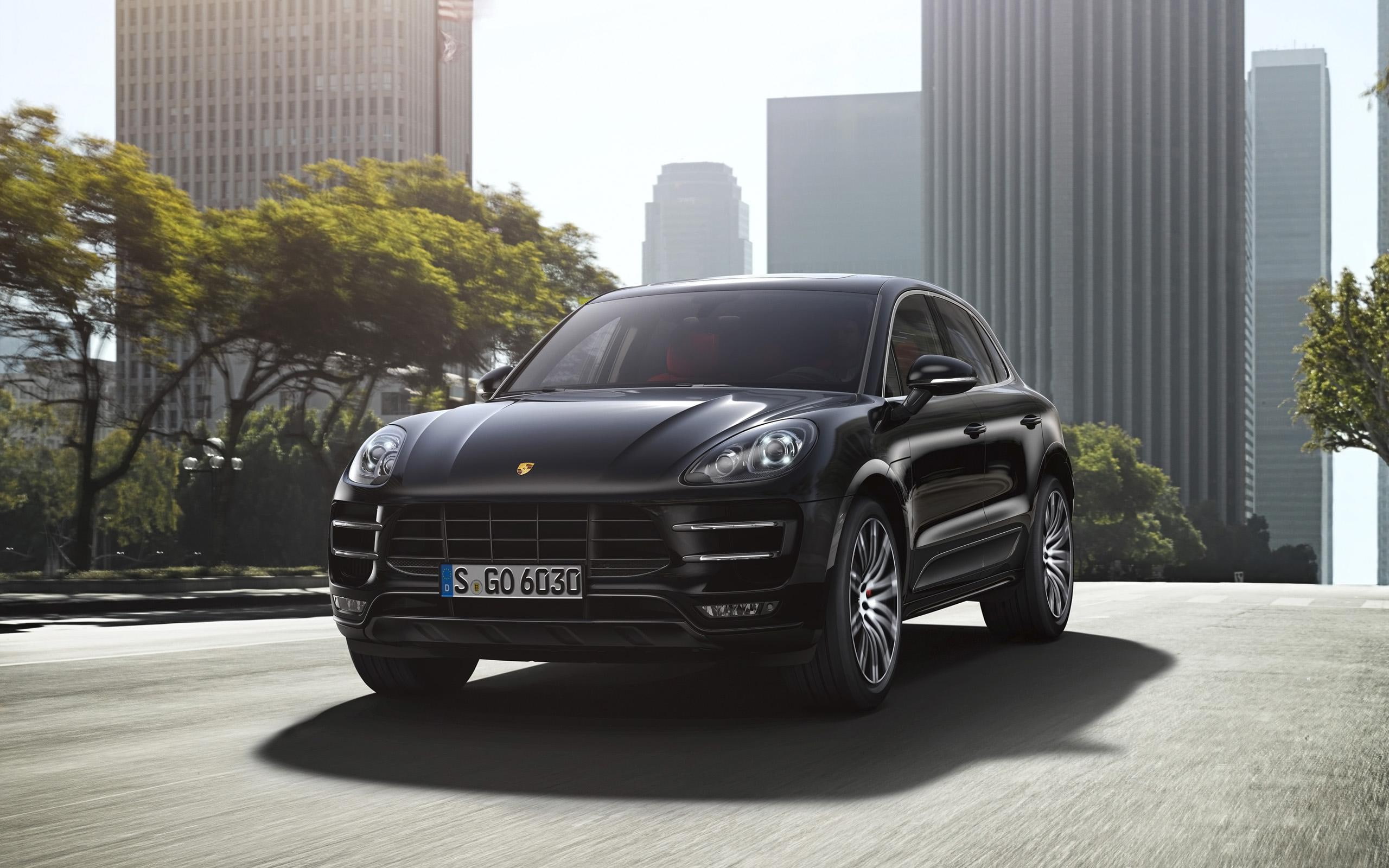 porsche, cars, turbo, 2014, macan, 2K, black, HD Wallpaper