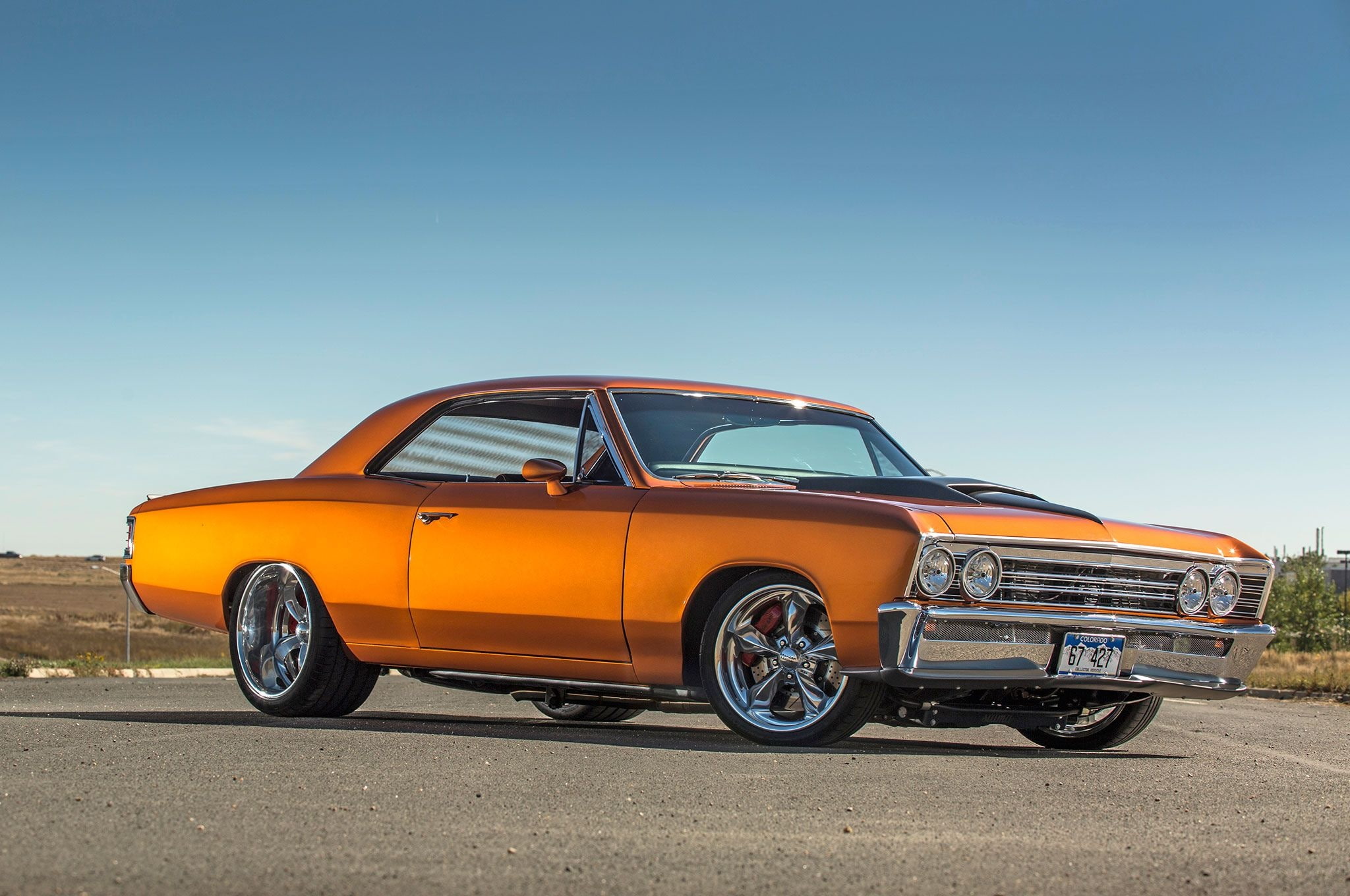 1967, modified, 1080P, chevy, chevelle, HD Wallpaper