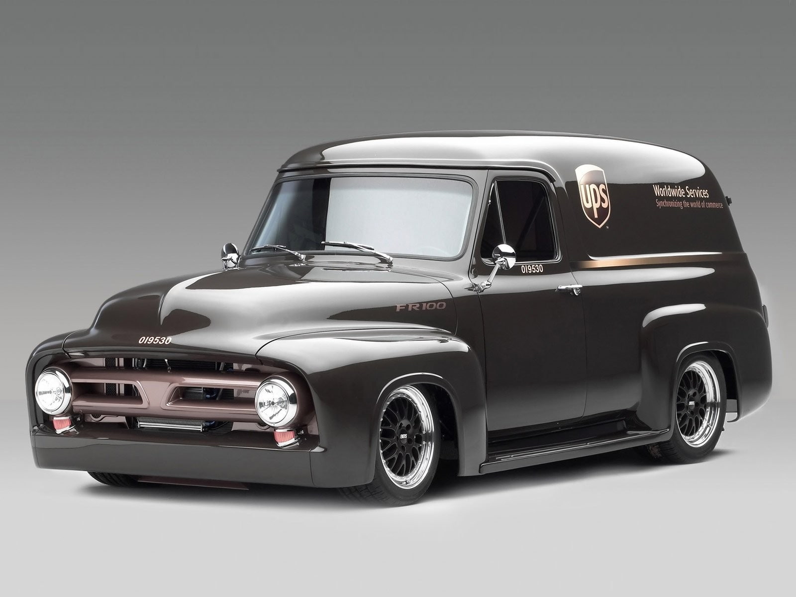 hd, classic, truck, ups, ford, car, cars, 720P, HD Wallpaper