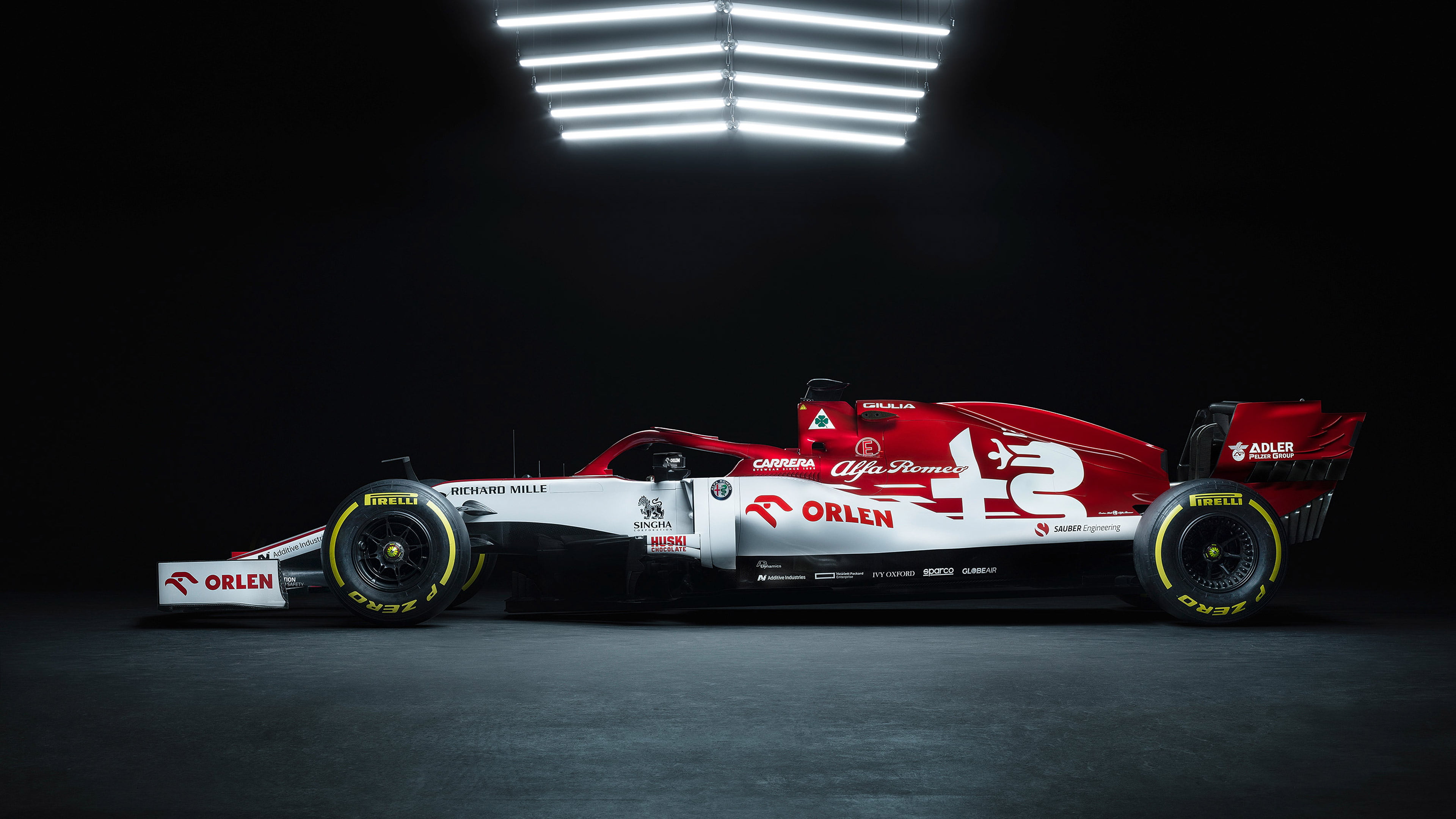 Alfa Romeo C39, vehicle, car, 4K, Formula 1, race cars, HD Wallpaper