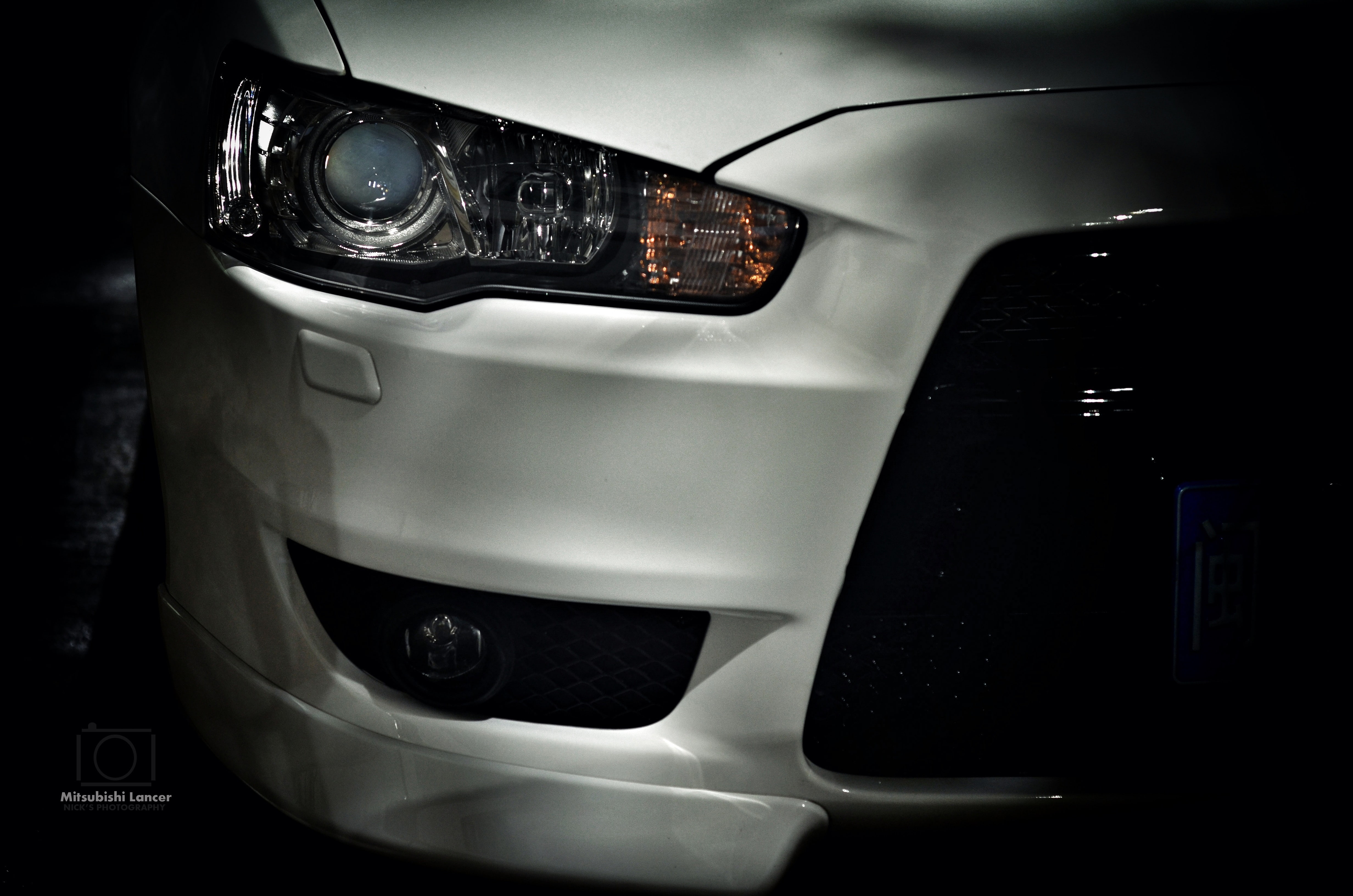 lighting equipment, indoors, wealth, no people, luxury, close-up, retro styled, vintage car, 4K, Mitsubishi Lancer Evolution, headlight, vehicle light, HD Wallpaper