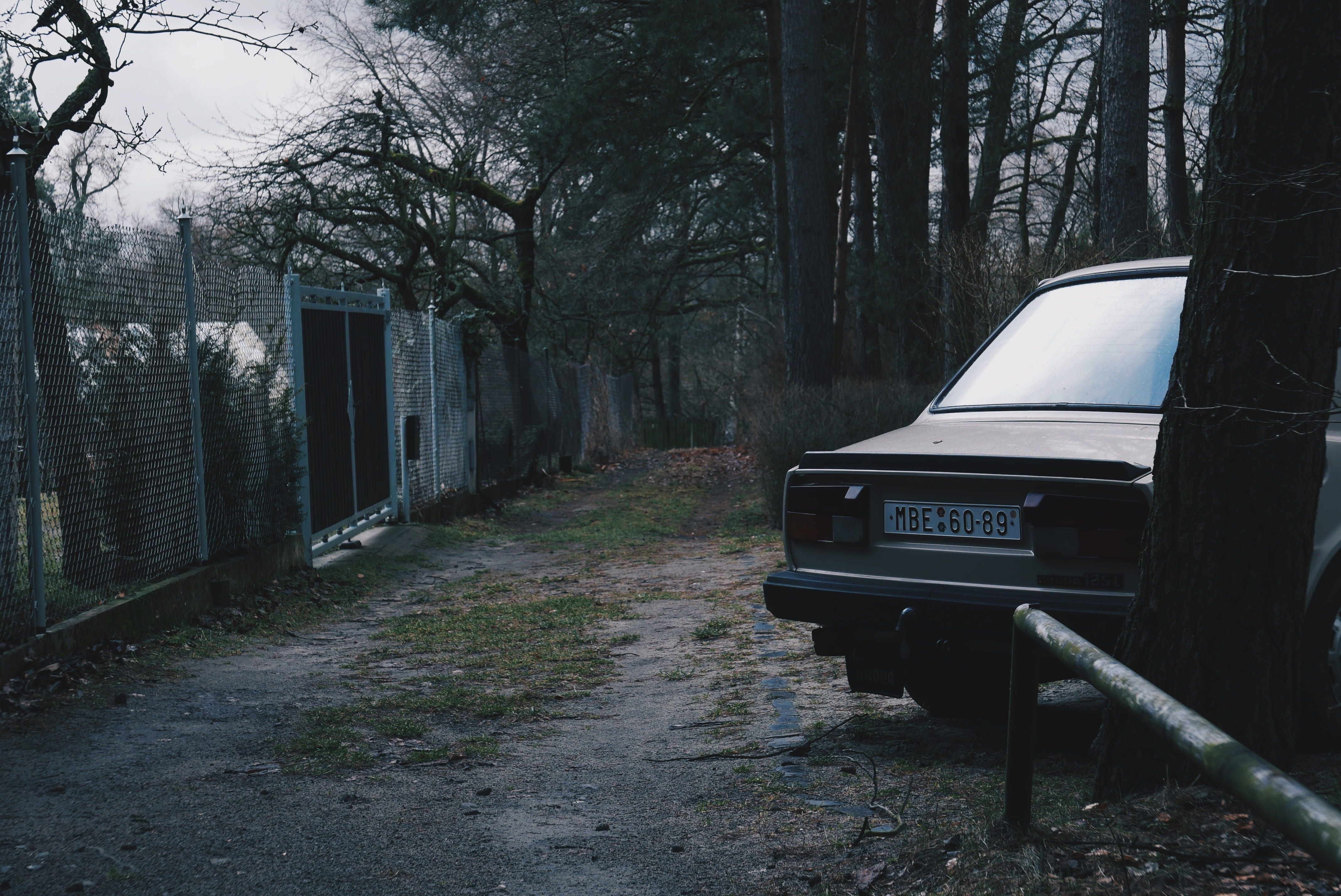 building exterior, trunk, car corners, woods, forest, skoda, bohemian paradise, tree trunk, nature, trees, český ráj, architecture, no people, land, motor vehicle, HD Wallpaper