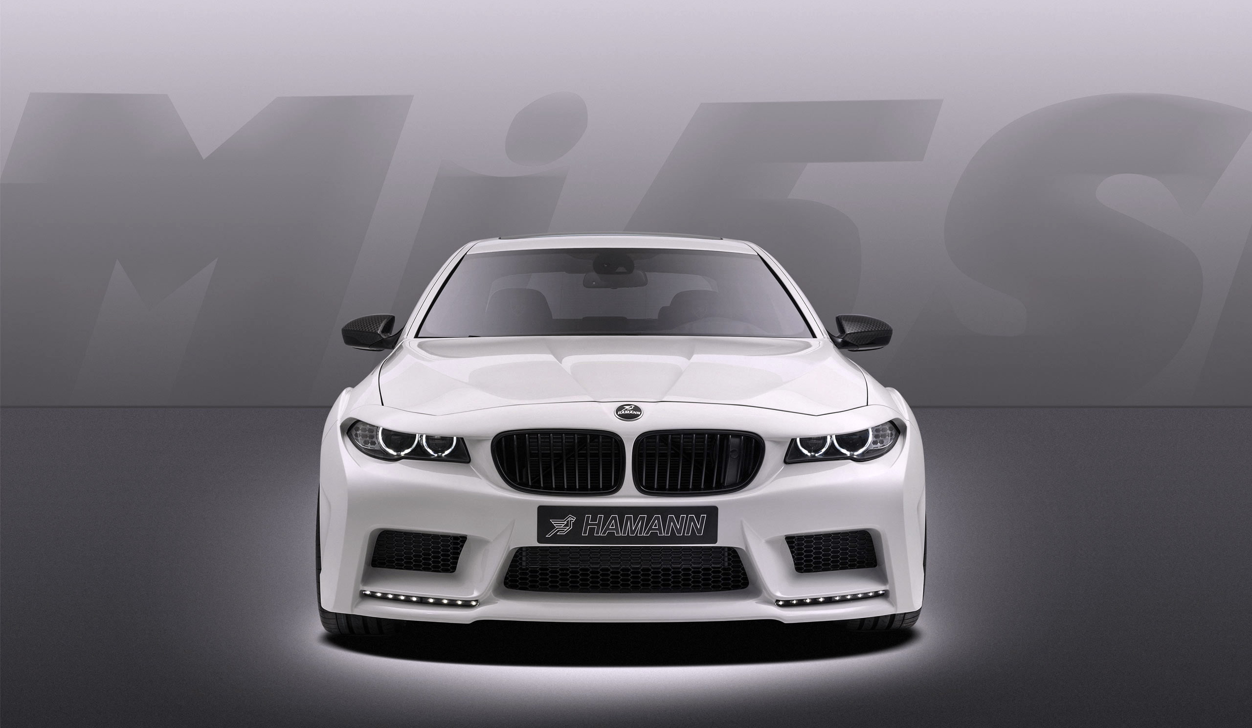 BMW, Tuning, Mission, Case, Machine, 2K, Hamann, White, The hood, Boomer, vehicle, Sedan, Grille, Auto, The front, Lights, HD Wallpaper