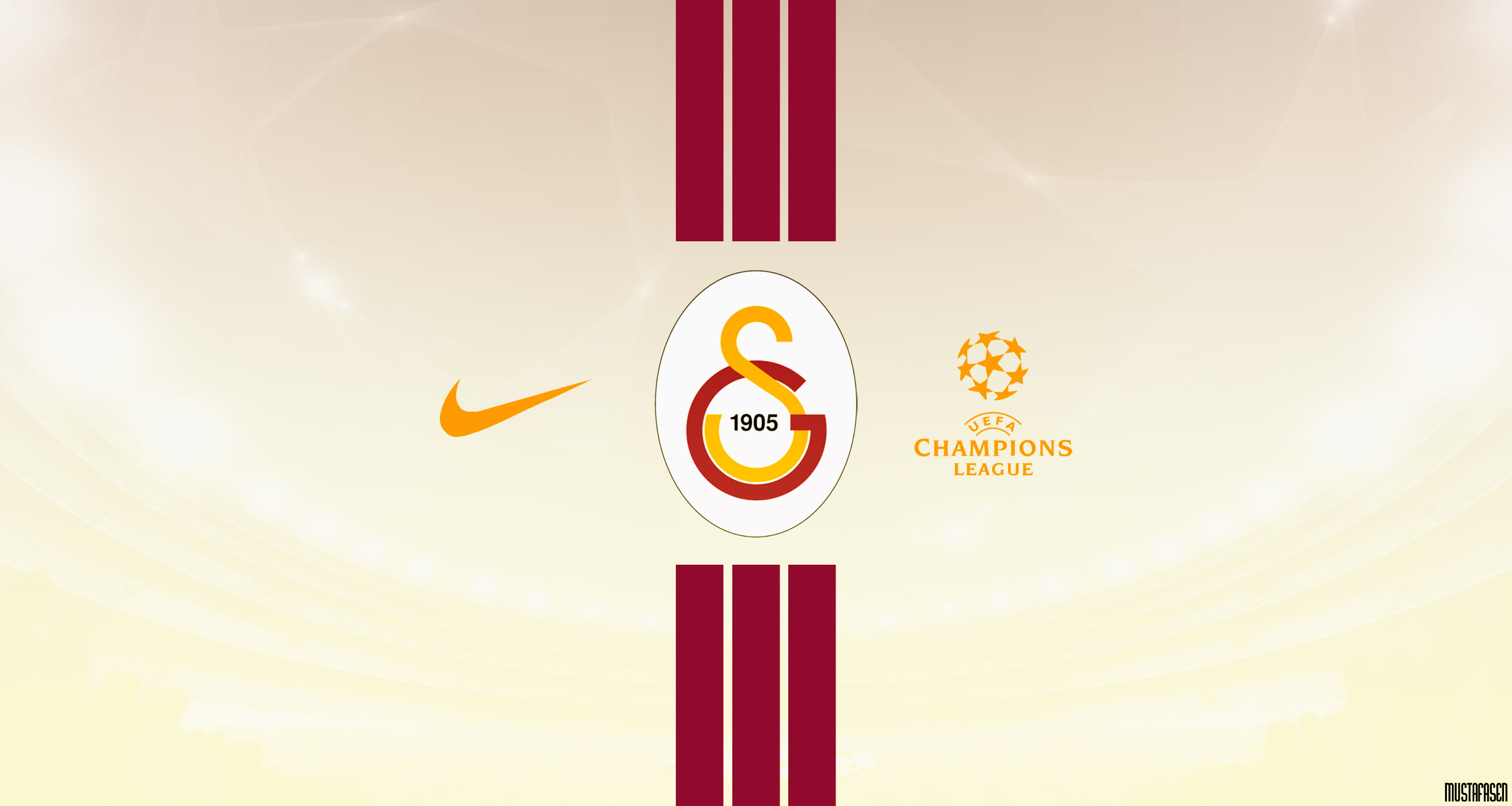 Galatasaray S.K., Emblem, Logo, Soccer, 2K, Nike, HD Wallpaper