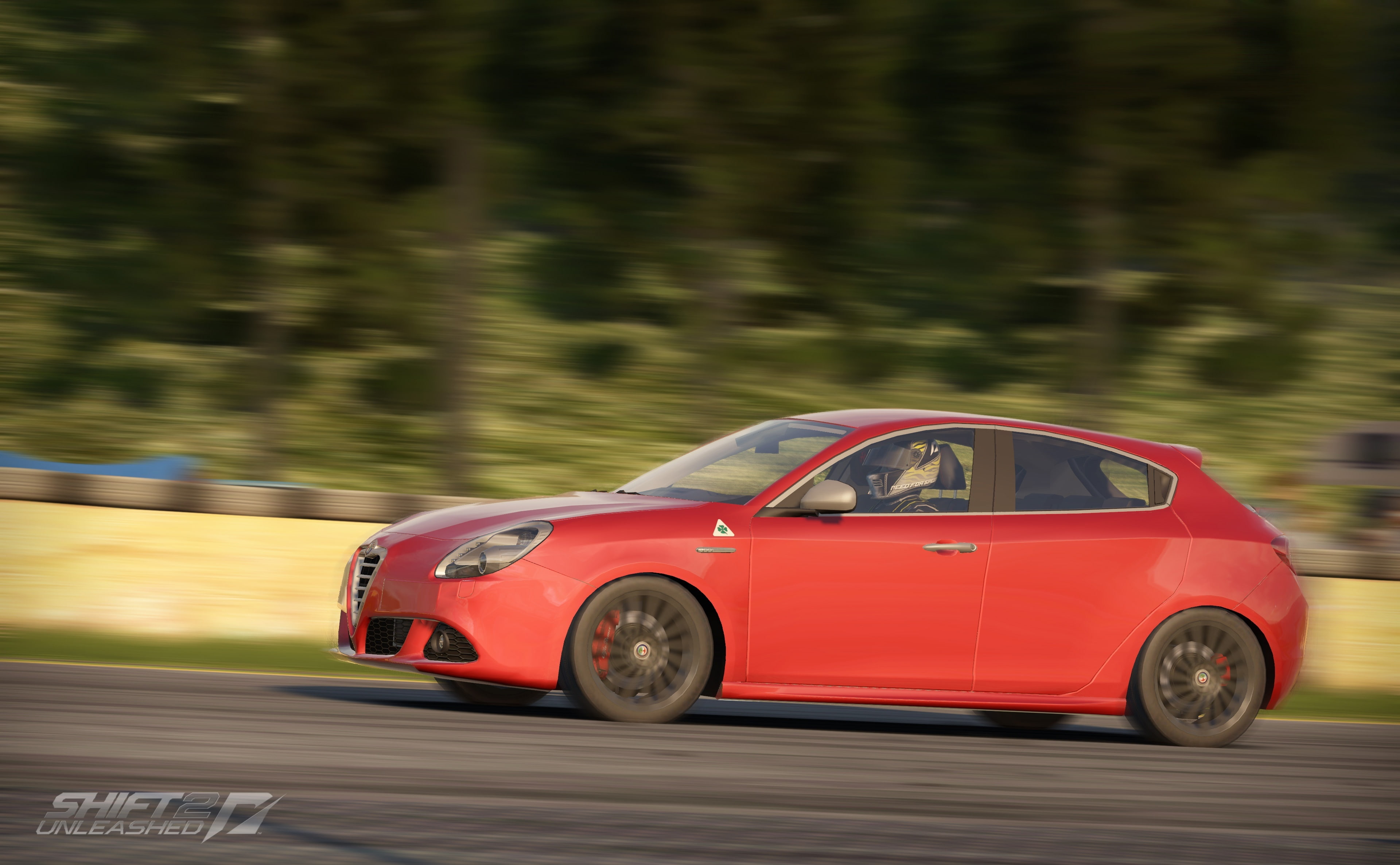 road, outdoors, mode of transportation, day, Giulietta, qv, on the move, speed, car, motion, land vehicle, sports car, red, nfs, 4K, Romeo, city, no people, HD Wallpaper