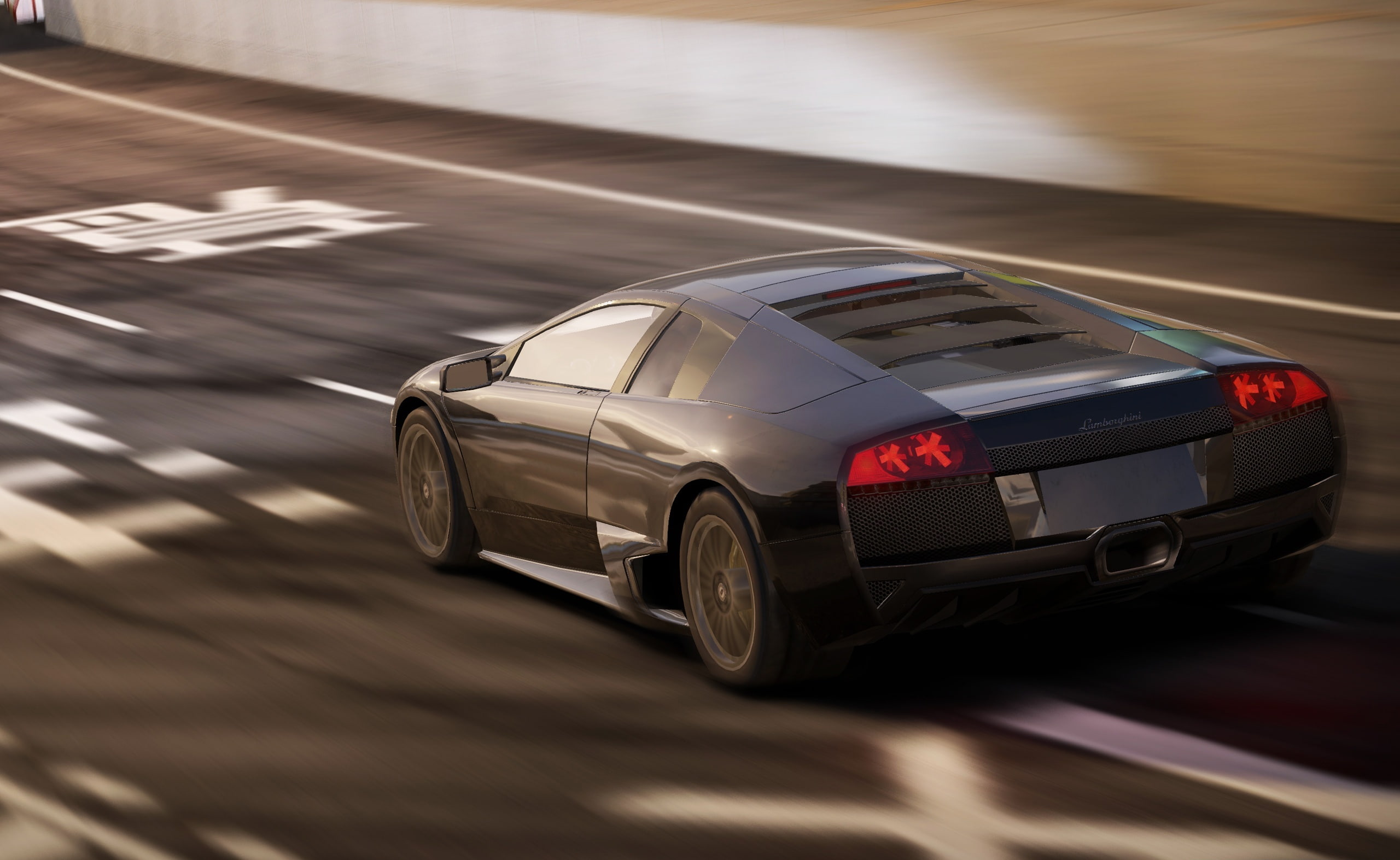 transportation, car, racecar, Murcielago, mode of transportation, Games, lp, motor vehicle, street, LP640, motion, shift 2 unleashed, shift, luxury, sports car, HD Wallpaper