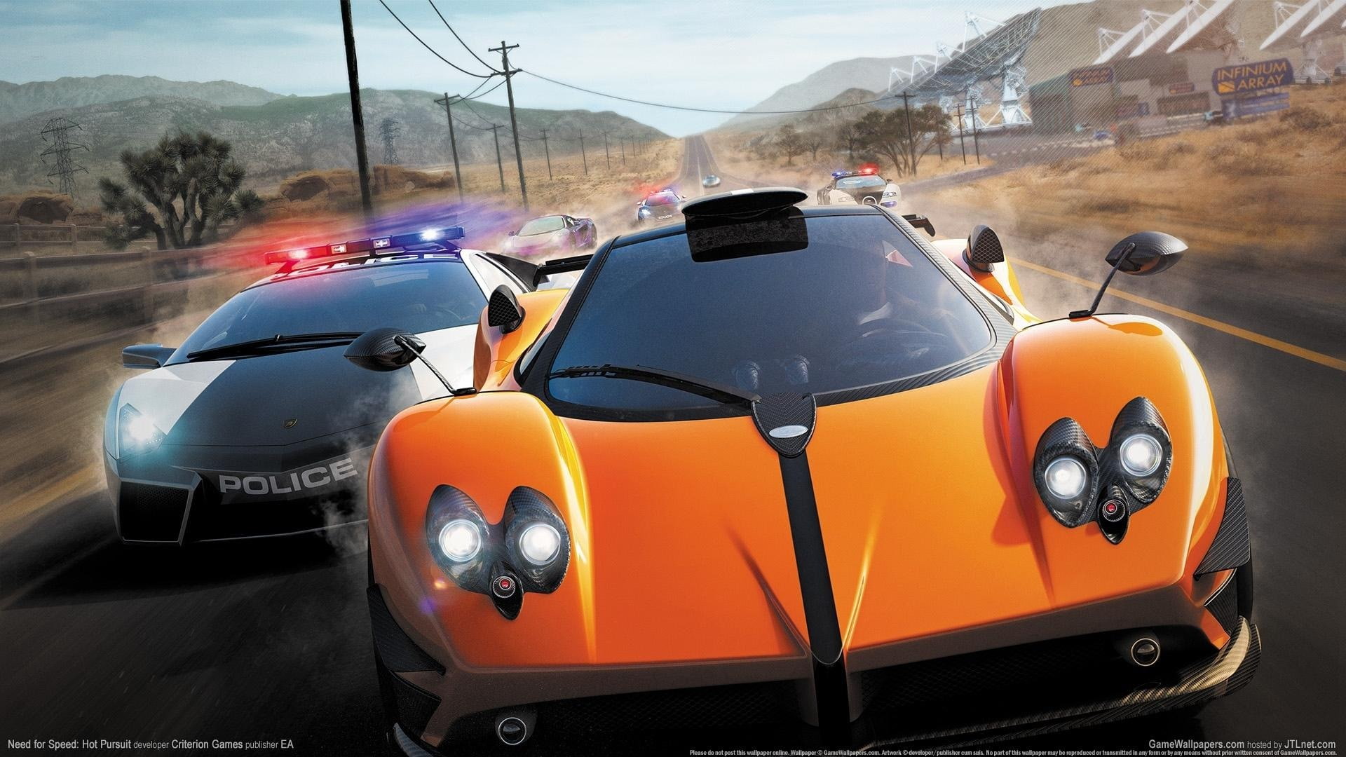 orange color, transportation, mode of transportation, NFS, road, Need For Speed, incidental people, car, Lamborghini, motion, travel, architecture, game, HD Wallpaper