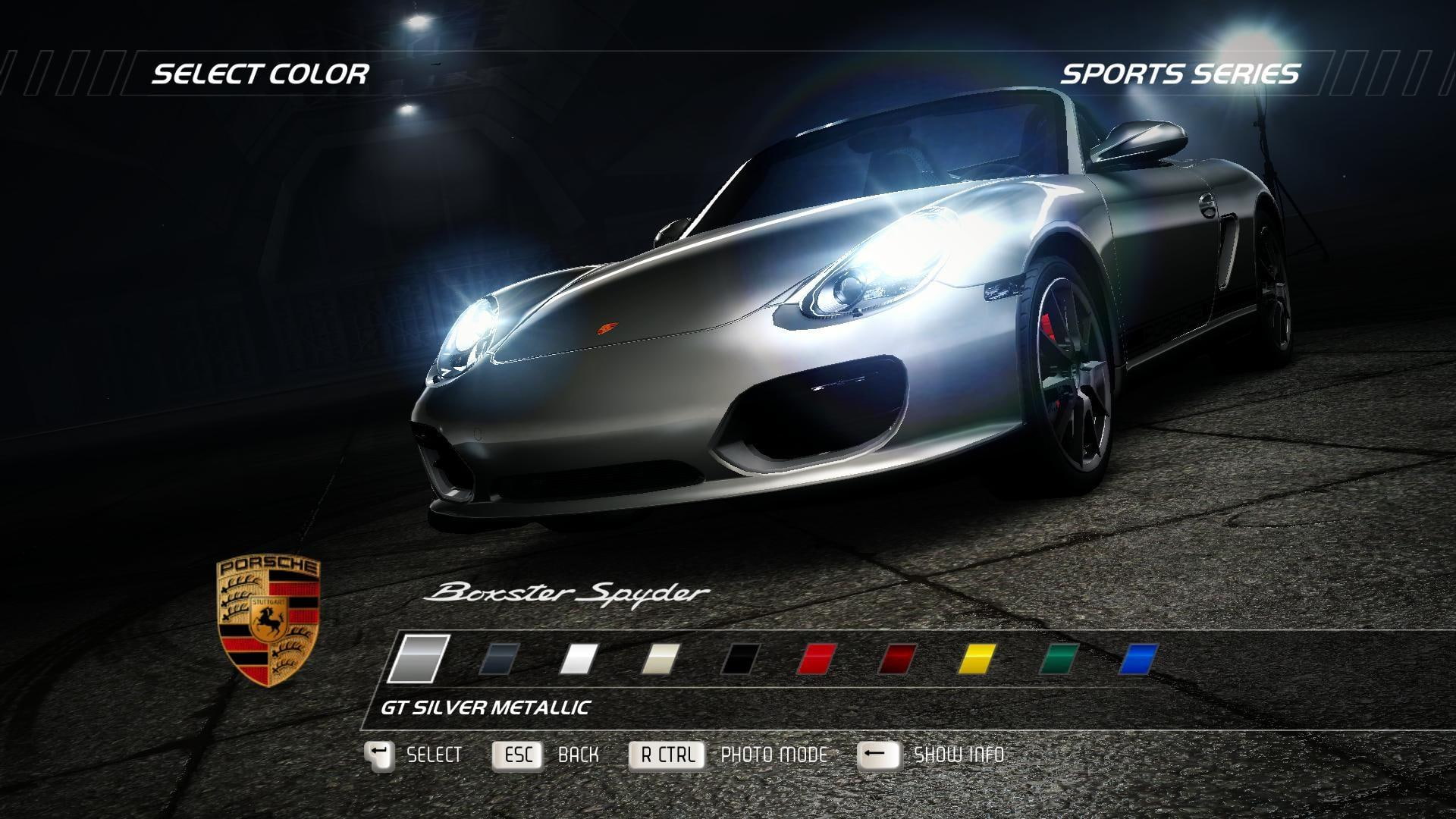 porsche, spyder, hot pursuit, need for speed, 1080P, boxter, games, HD Wallpaper