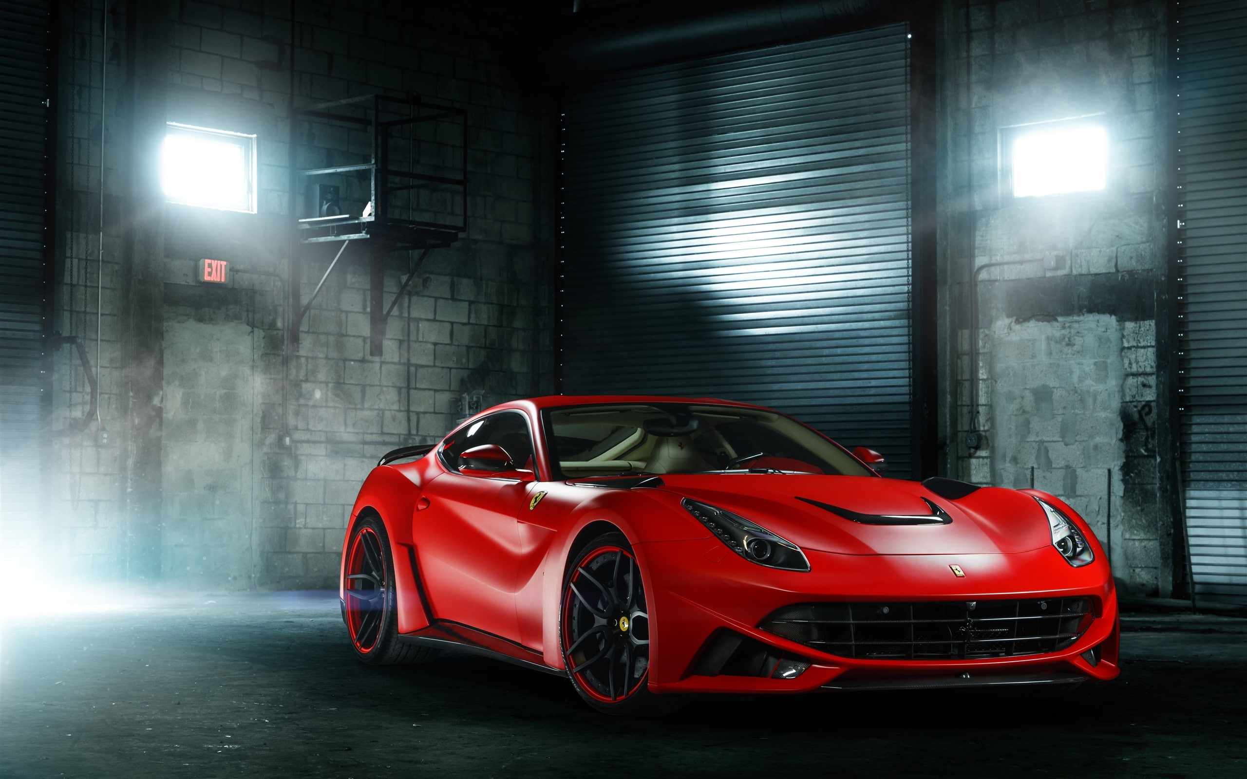 Red, f, Supercar, 2K, Ferrari, berlinetta, HD Wallpaper