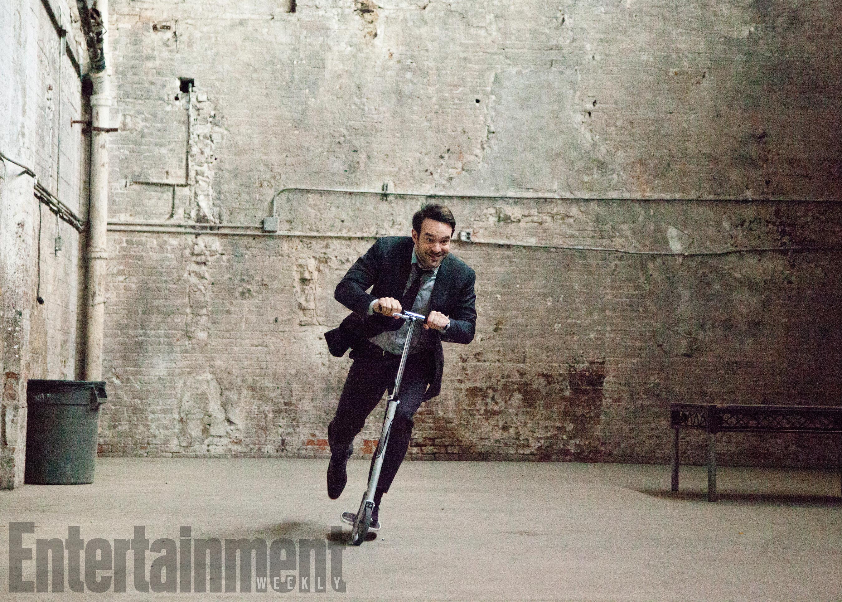 Kick Scooter, men, 2K, Charlie Cox, HD Wallpaper