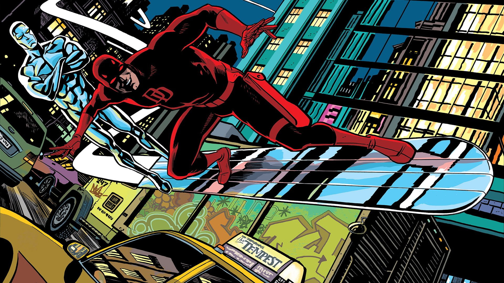Matt Murdock, creativity, multi colored, human representation, male likeness, built structure, art and craft, close-up, representation, indoors, transportation, HD Wallpaper