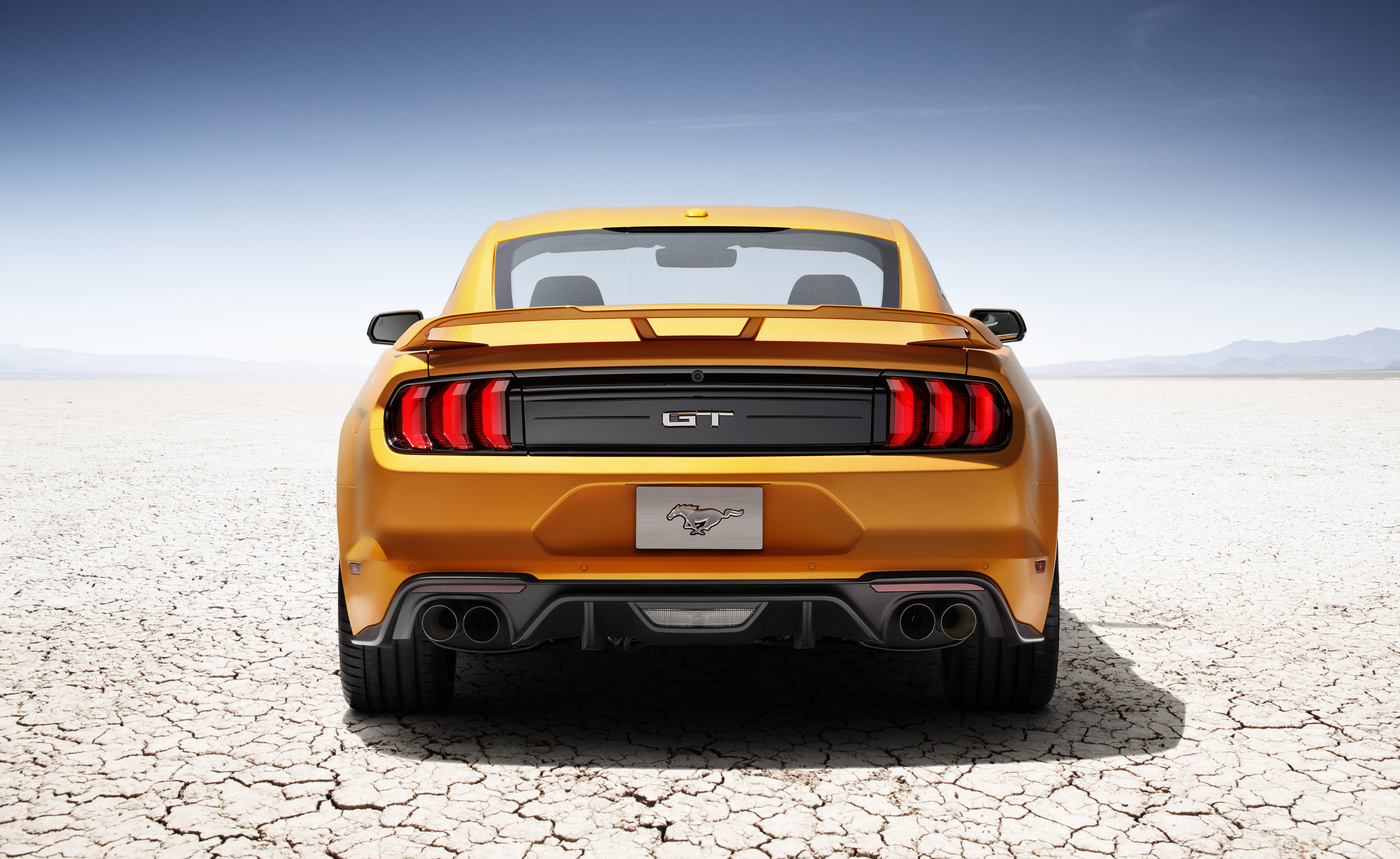 yellow, ford, mustang, gt, 4K, 2018, HD, 5K, Ford Mustang GT, HD Wallpaper