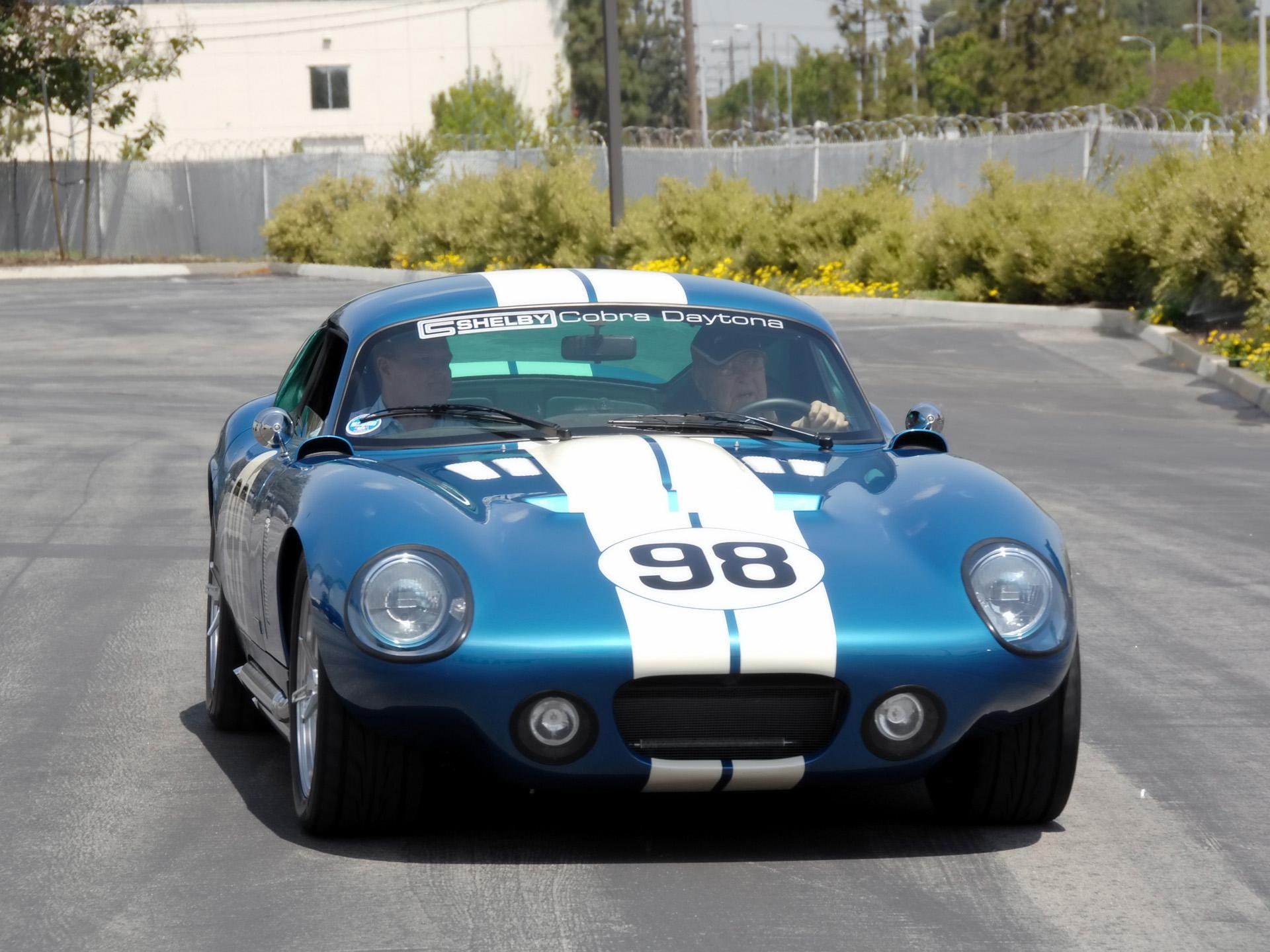 superformance, white, cars, 1080P, racing, cobra, daytona, blue, shelby, 2008, coupe, HD Wallpaper