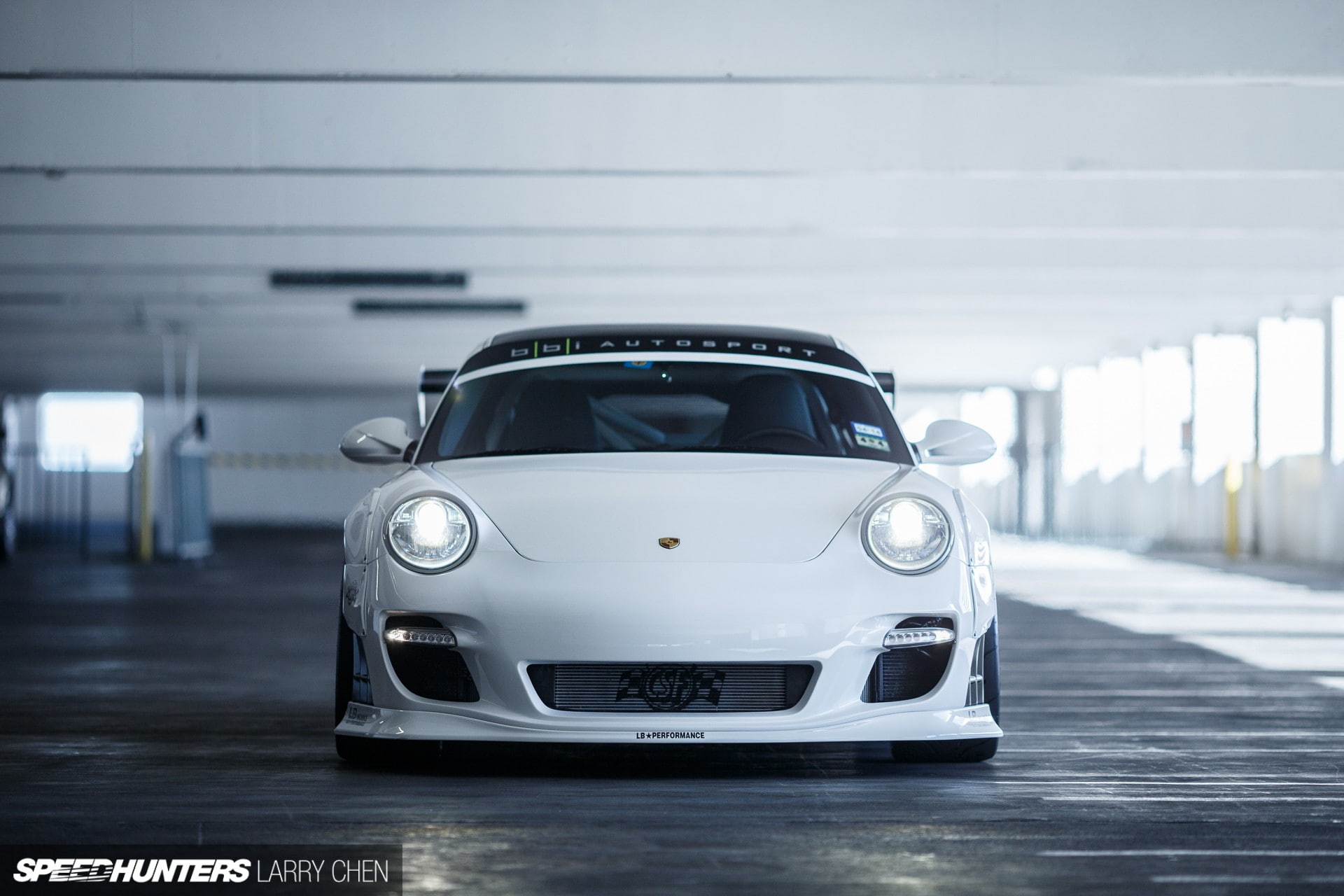 Liberty Walk, Porsche 997, LB Performance, Speedhunters, white cars, Porsche, 1080P, car, HD Wallpaper