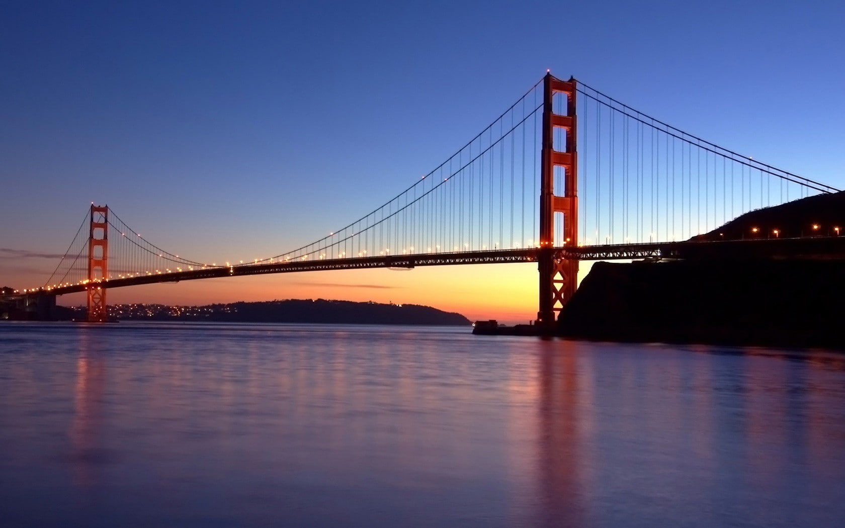 urban, river, bridge, 720P, Golden Gate Bridge, city, HD Wallpaper