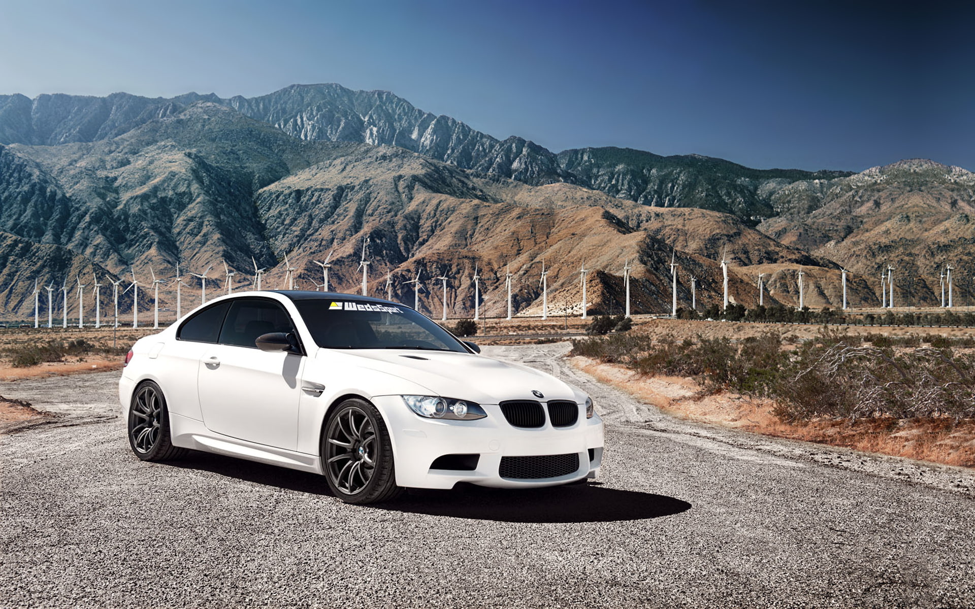 mountains, scenics - nature, tuning, photography, bmw m3, coupe, road, sky, focus, land vehicle, luxury, day, tree, BMW, road trip, car, 1080P, white, HD Wallpaper