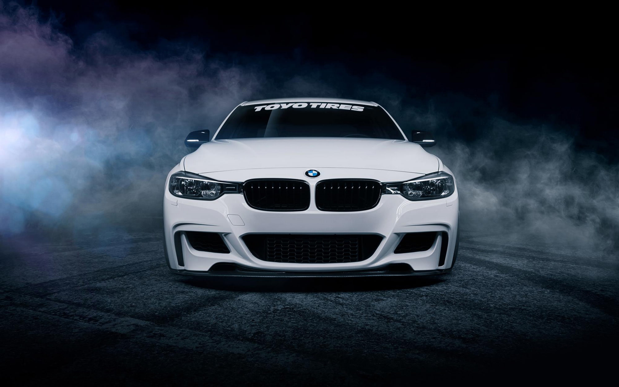 1080P, BMW, 3 series, tuning, 1013mm, car, the front, HD Wallpaper