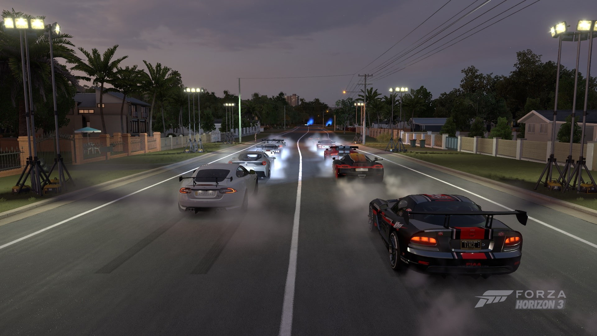 supercars, Koenigsegg One:1, forza horizon 3, sports car, car, 1080P, Jaguar (car), Dodge Viper ACR, HD Wallpaper