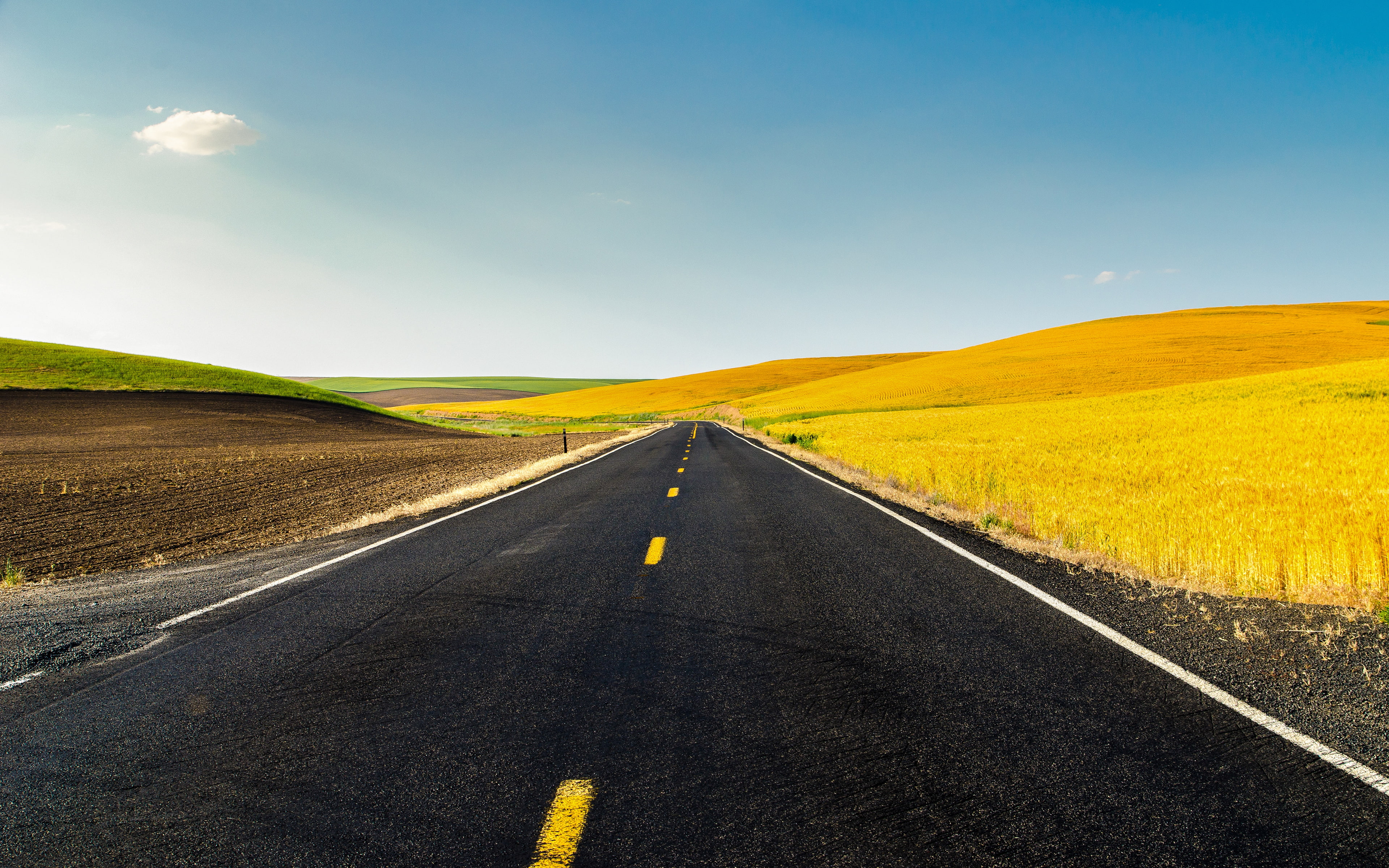 Countryside, 4K, Road trip, 4K, HD Wallpaper